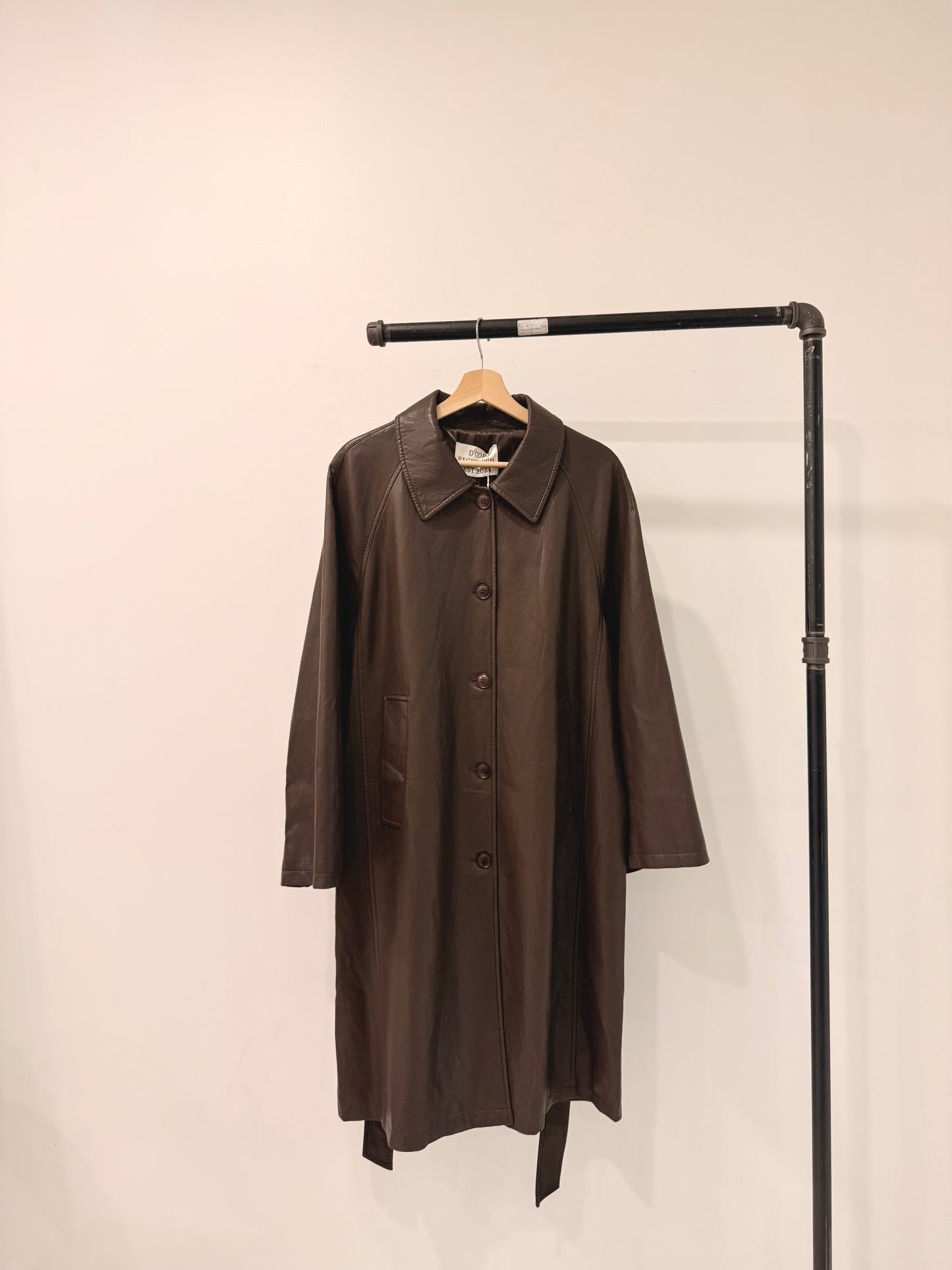 MAYBE Vegan leather coat