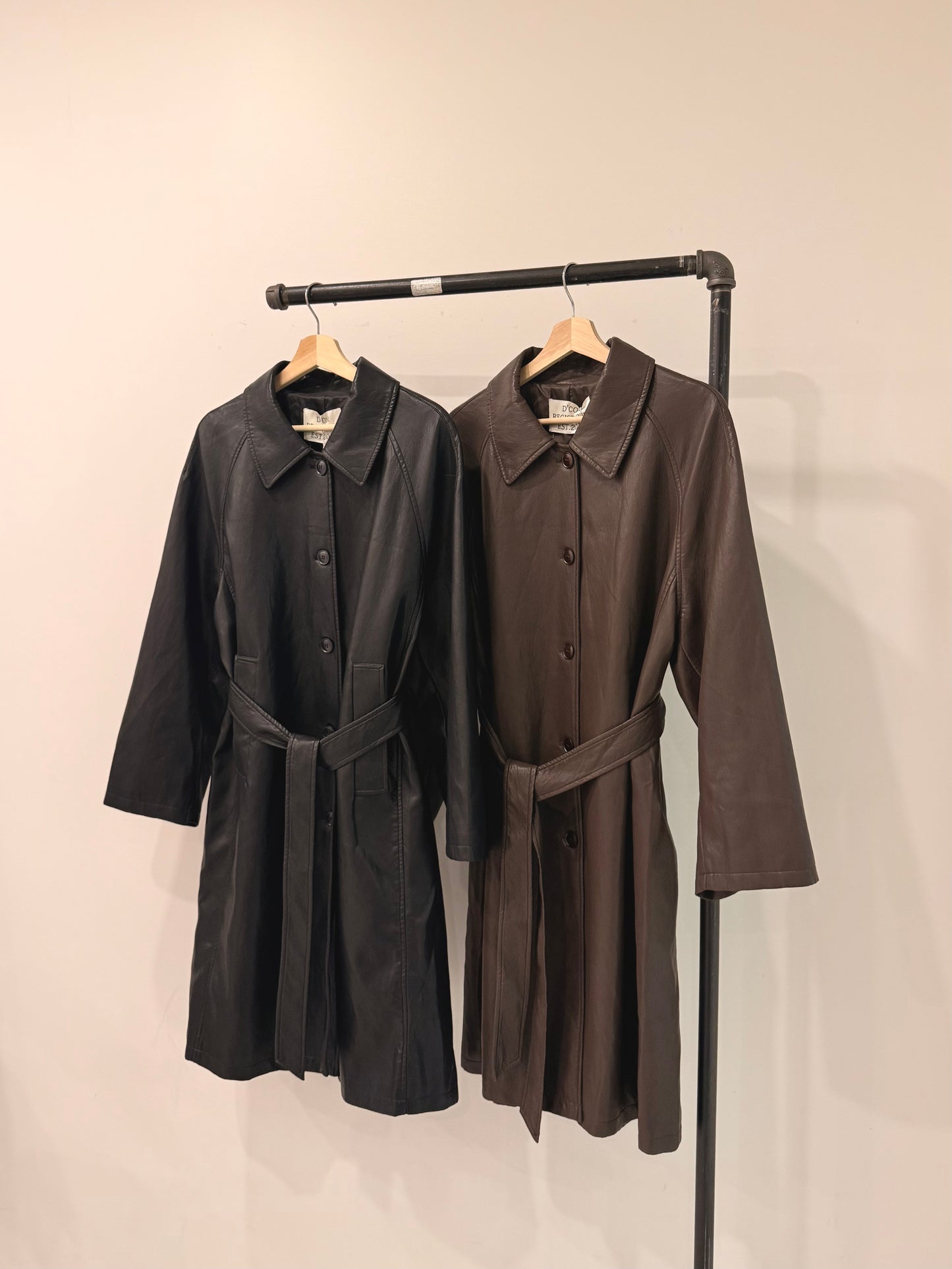 MAYBE Vegan leather coat