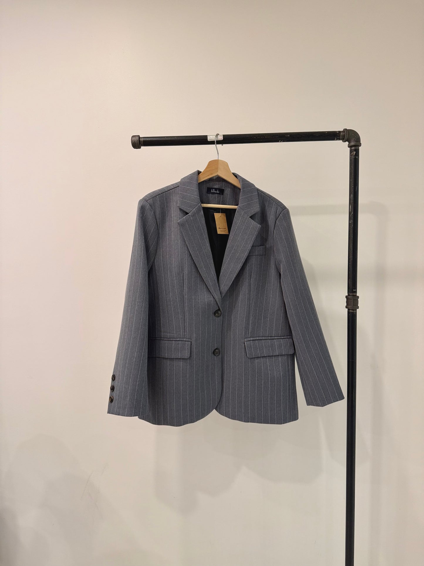 PATZO Oversized stripe blazer
