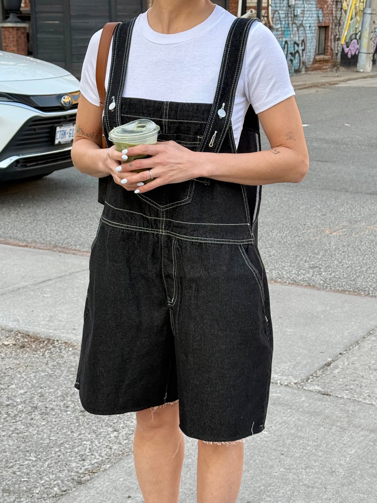 CHOP Raw denim shortalls