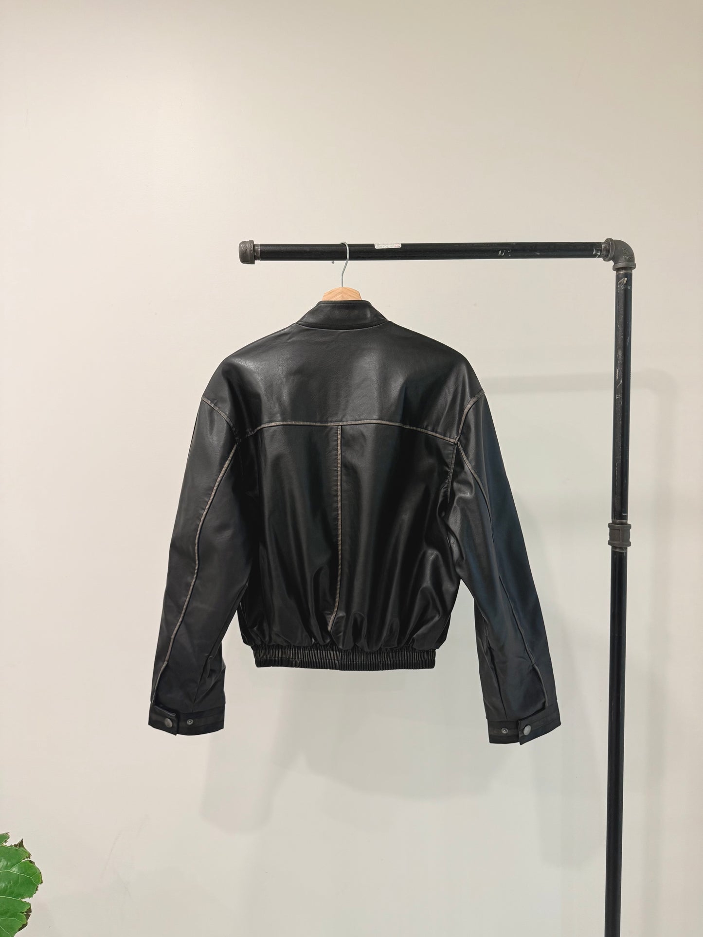 DAM Leather bomber jacket