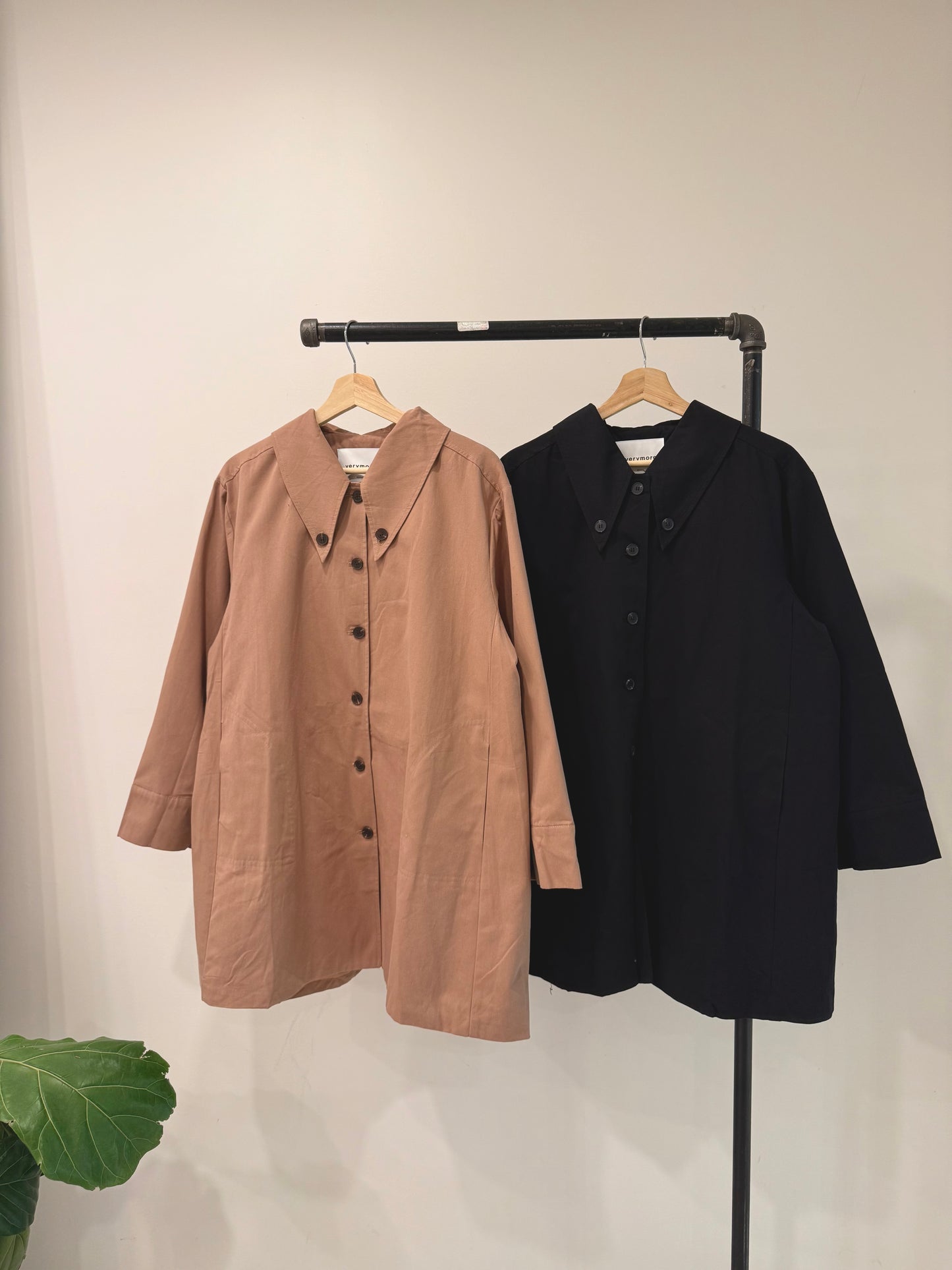 PLETTE Big collar jacket/dress