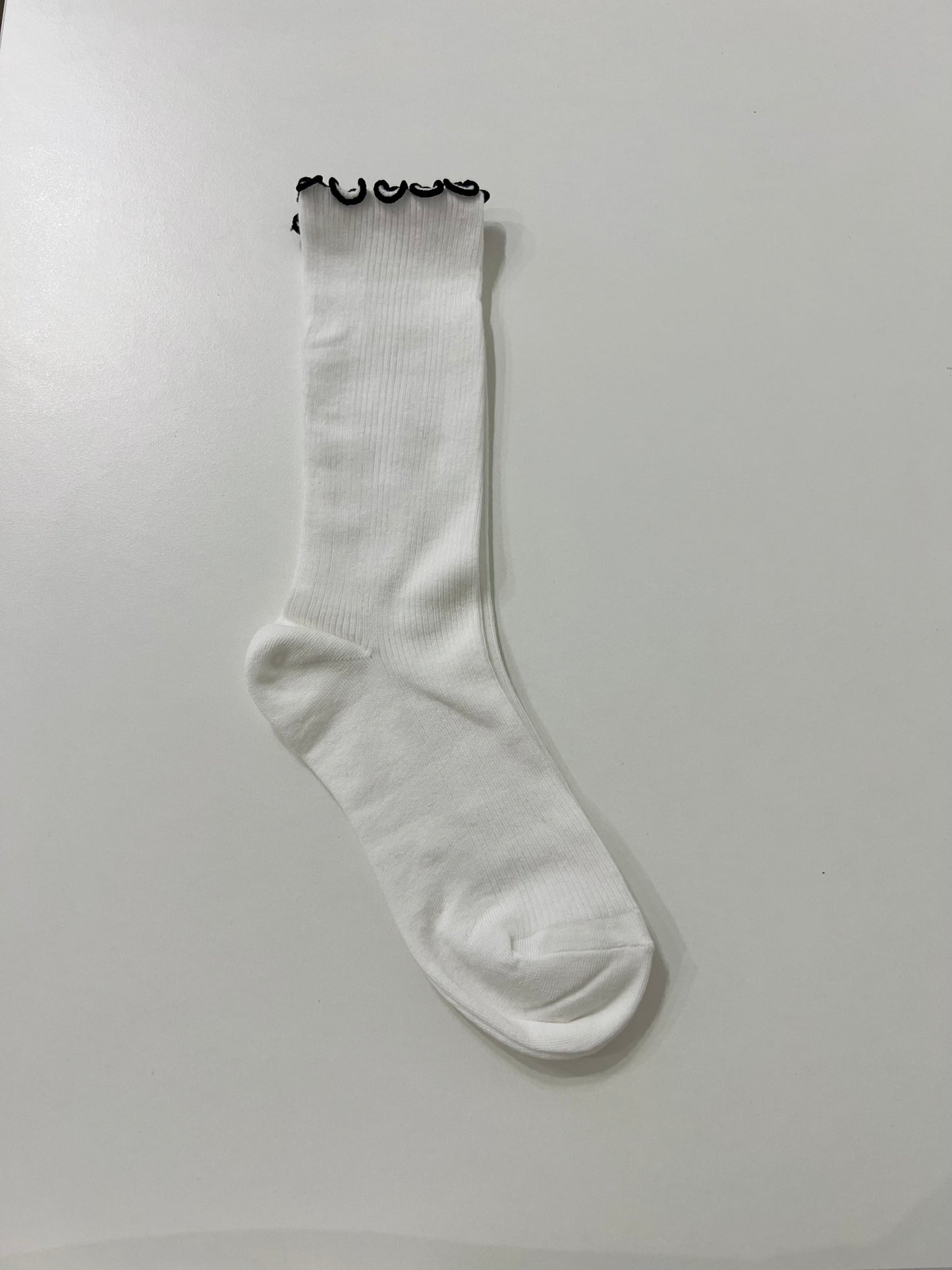 COVEY Lettuce edge long socks