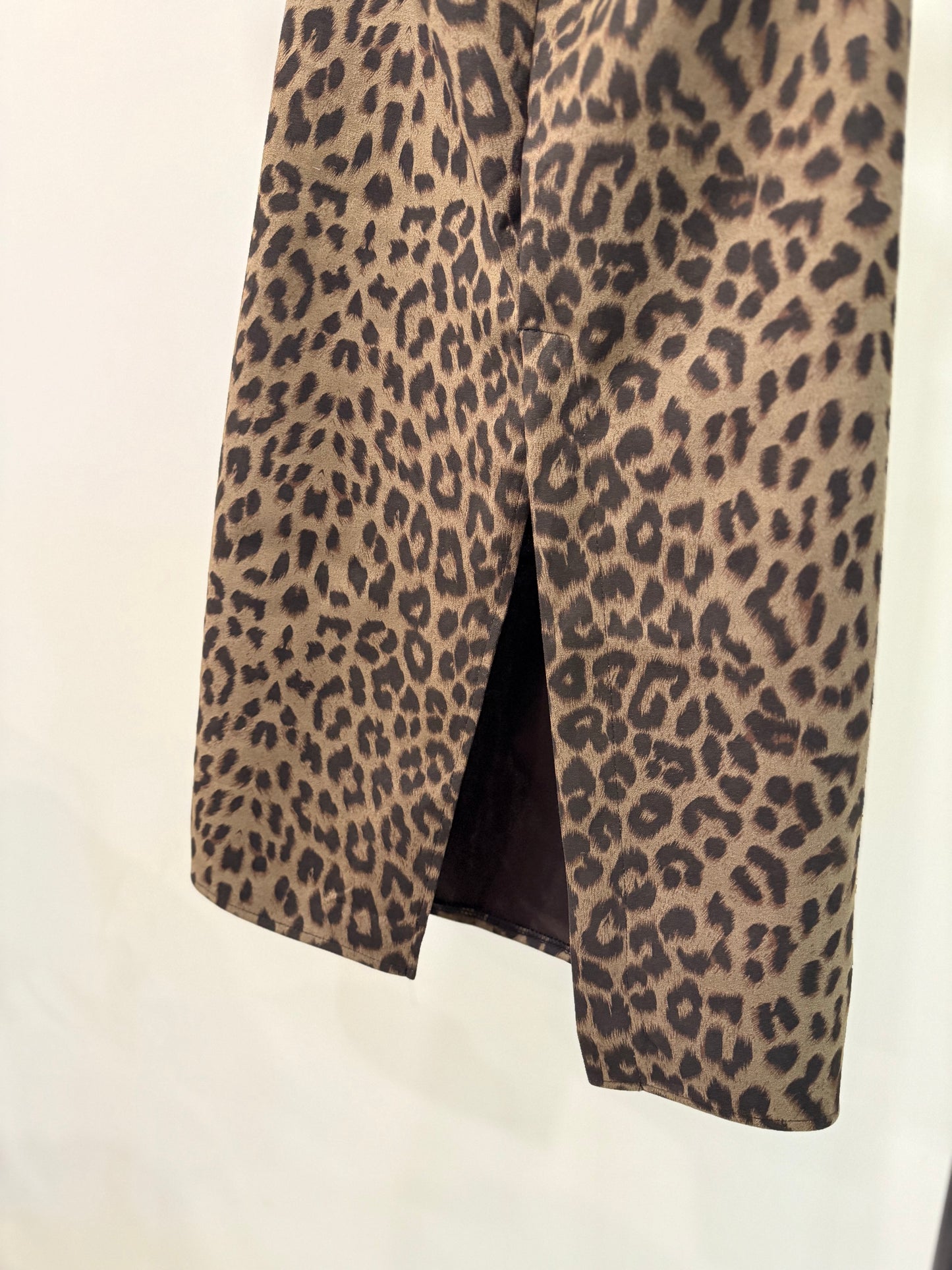 EXIT Cheetah print maxi skirt