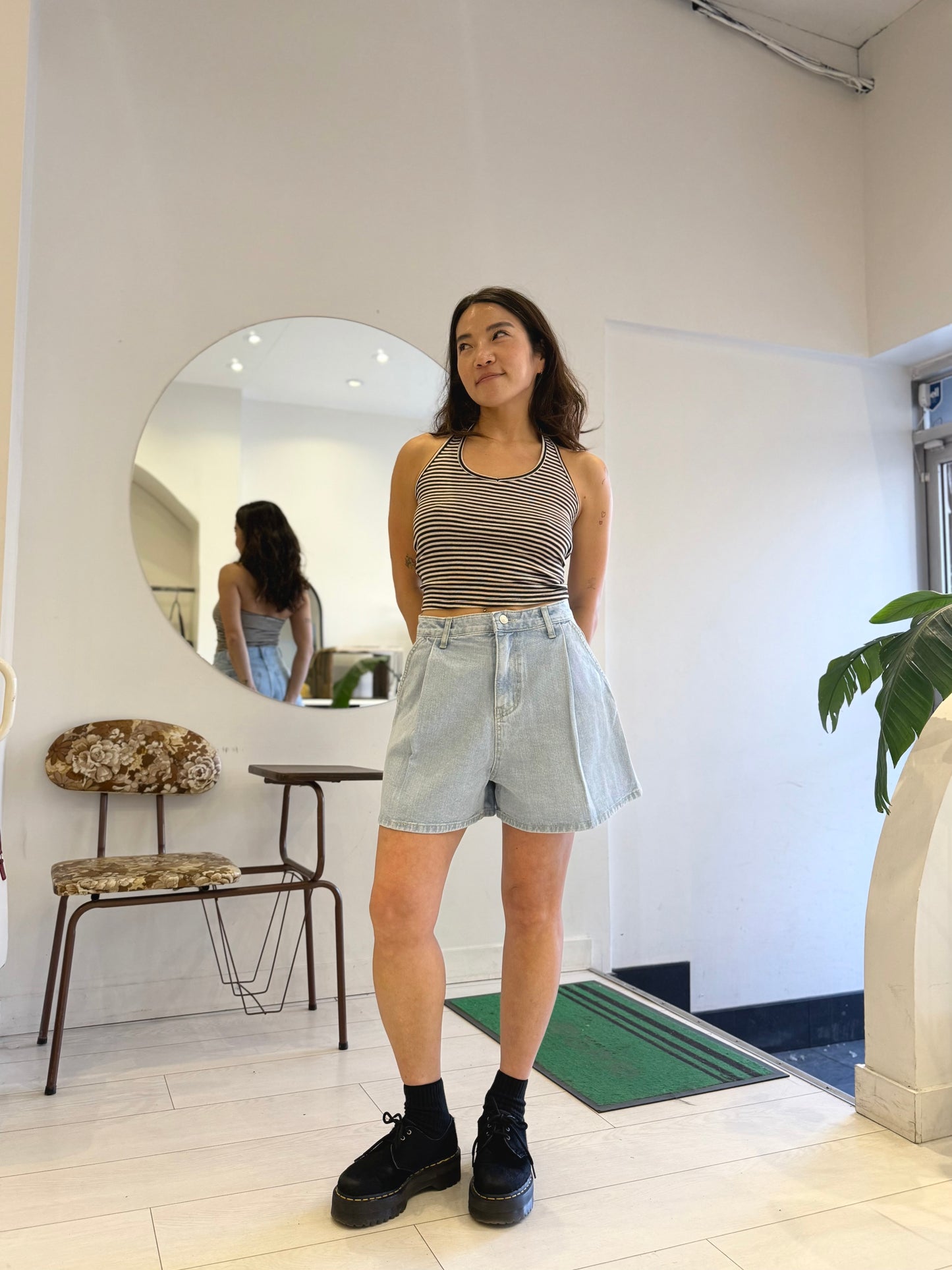 LIFTY Stripe halter top