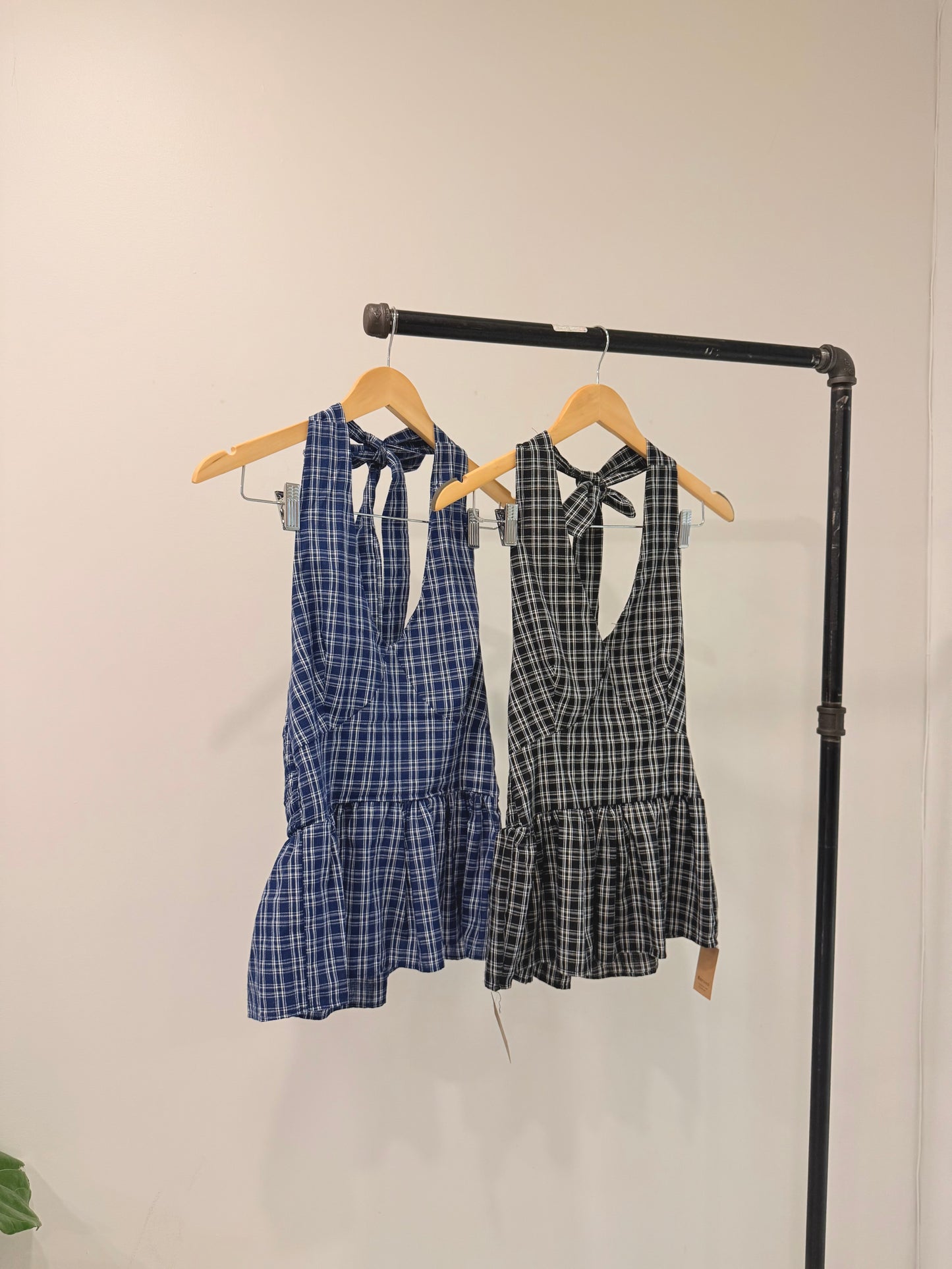 ELEM Plaid halter top