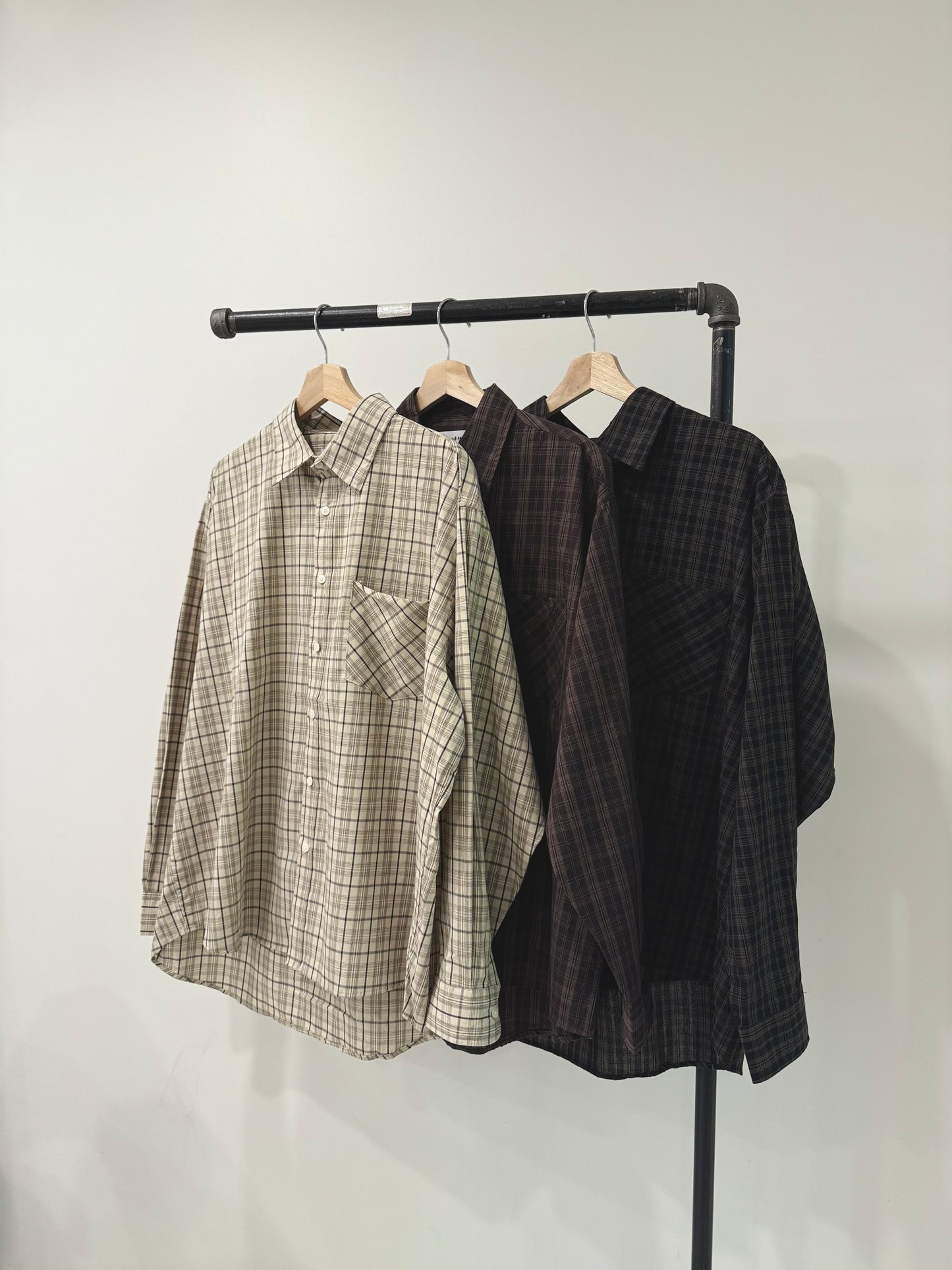 LAO Plaid oversized shirt