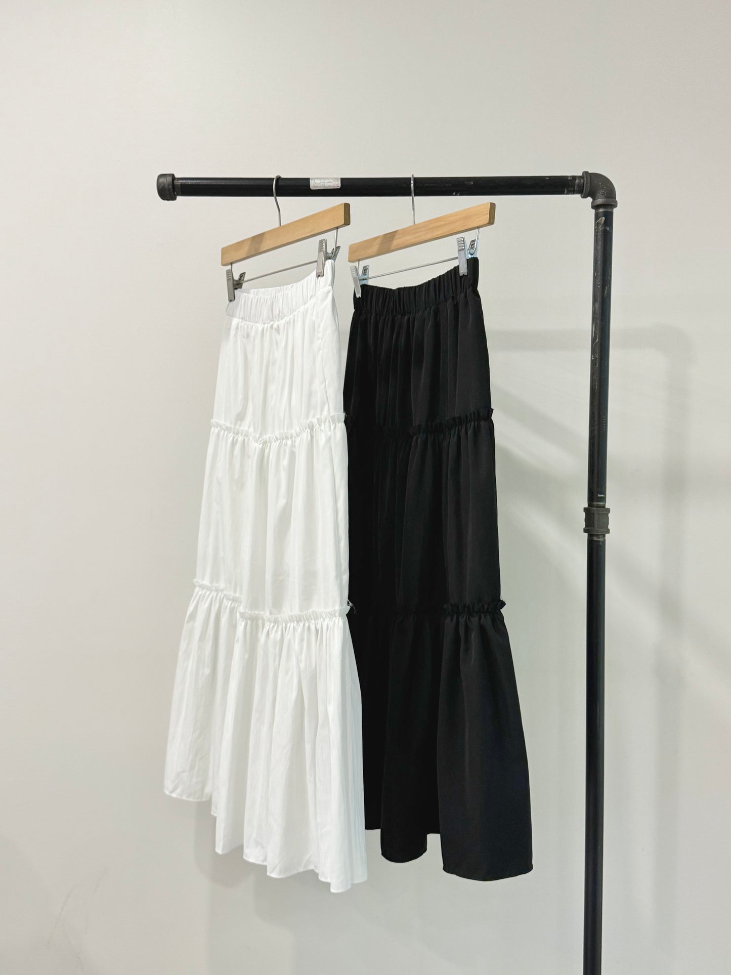 RESSY Maxi tiered skirt