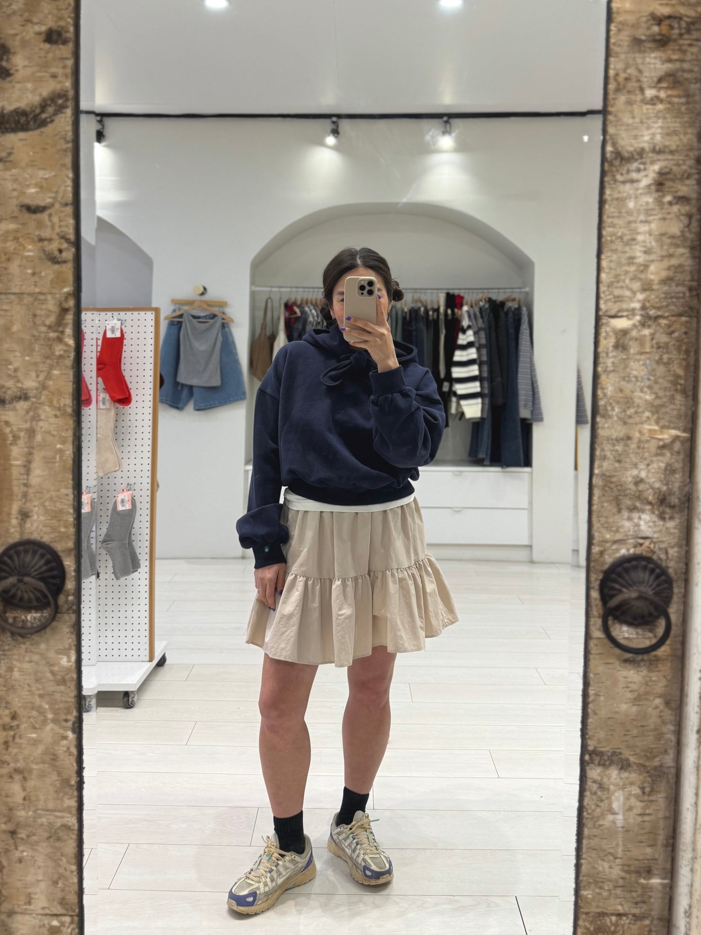 CELLO Tiered mini skirt