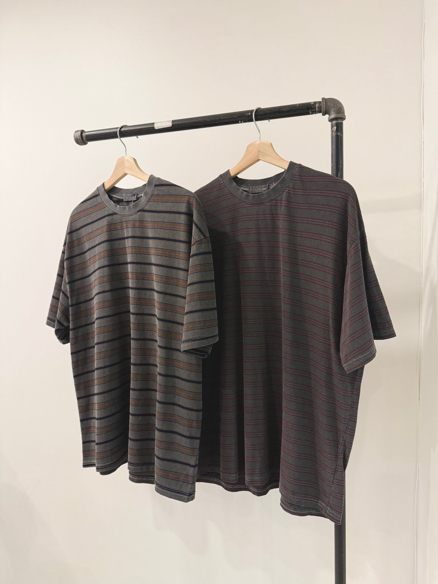 CRAY Striped boxy tee