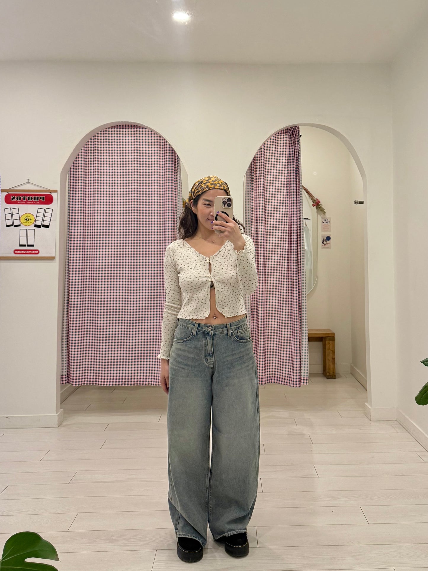 FORTY Acid washed baggy jeans