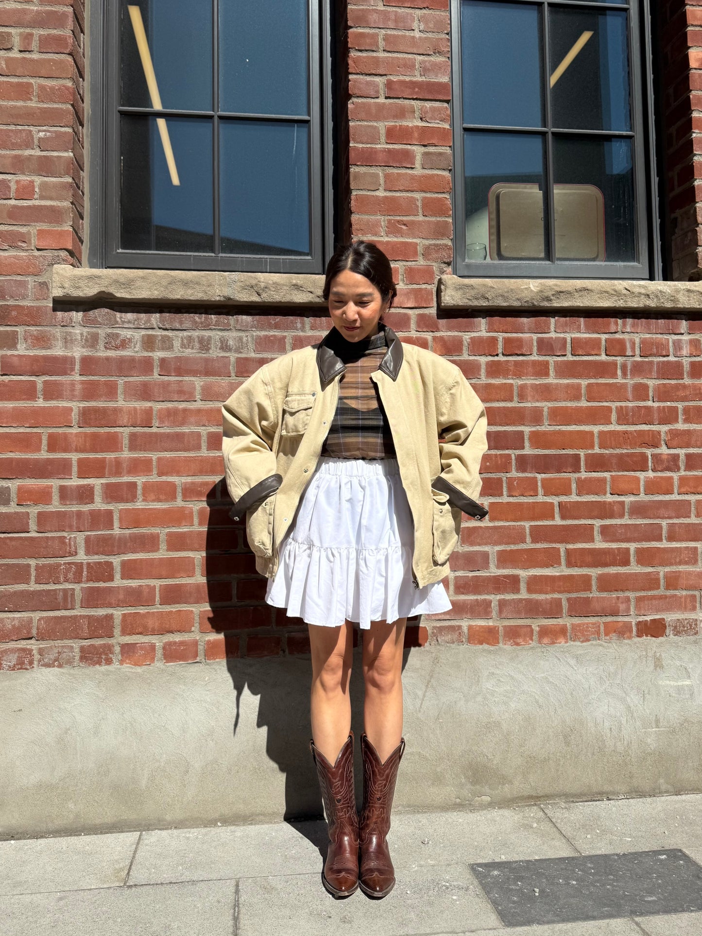 CELLO Tiered mini skirt