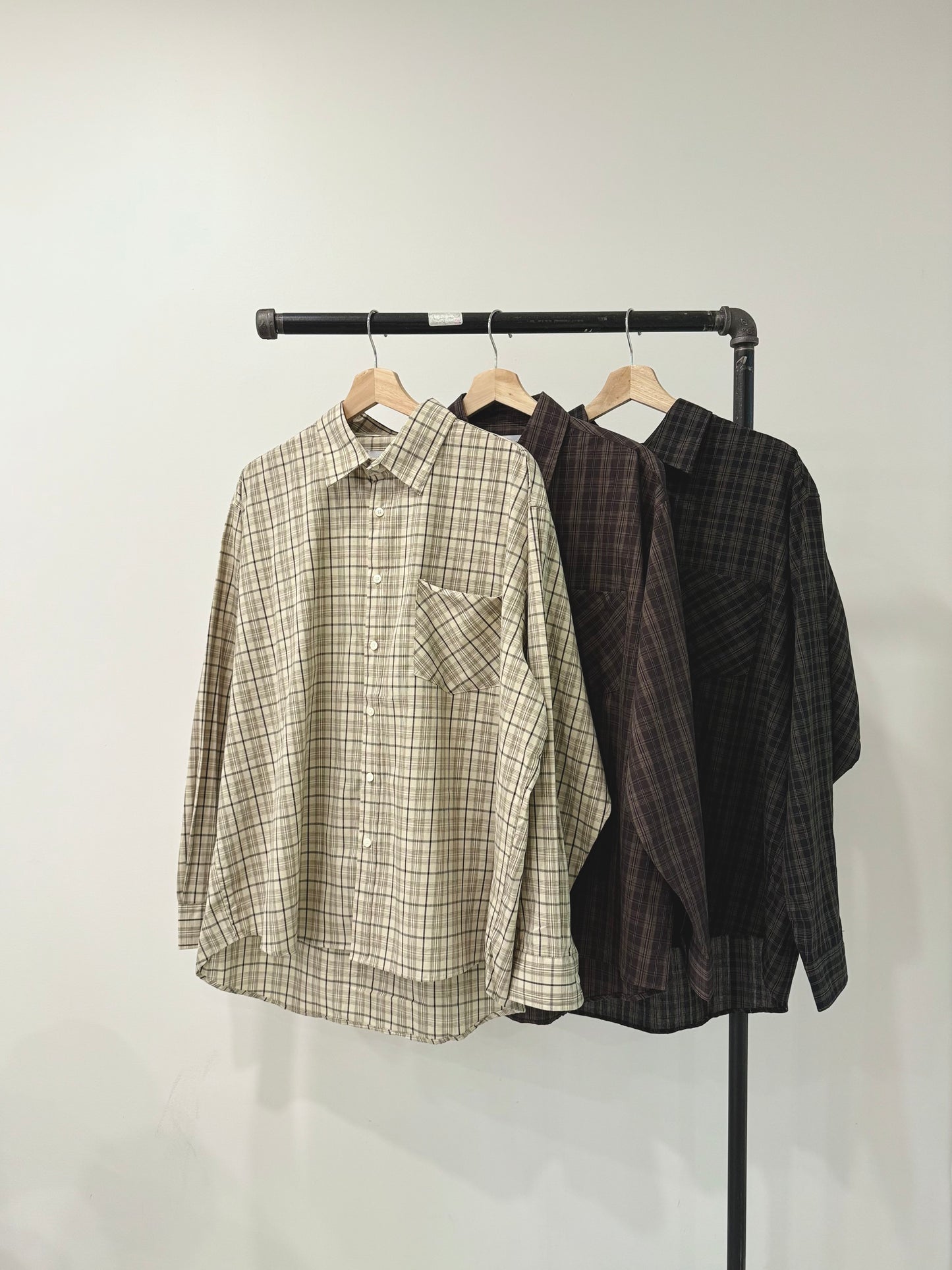LAO Plaid oversized shirt