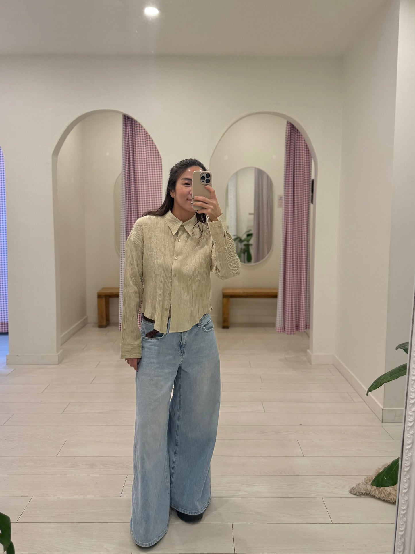 NEVER Textured shirt