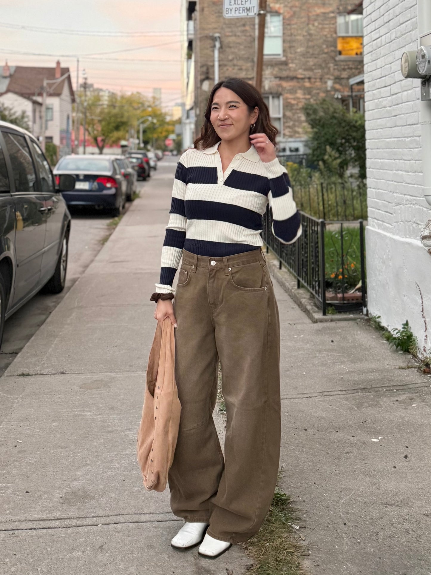 HERA Fitted striped knit