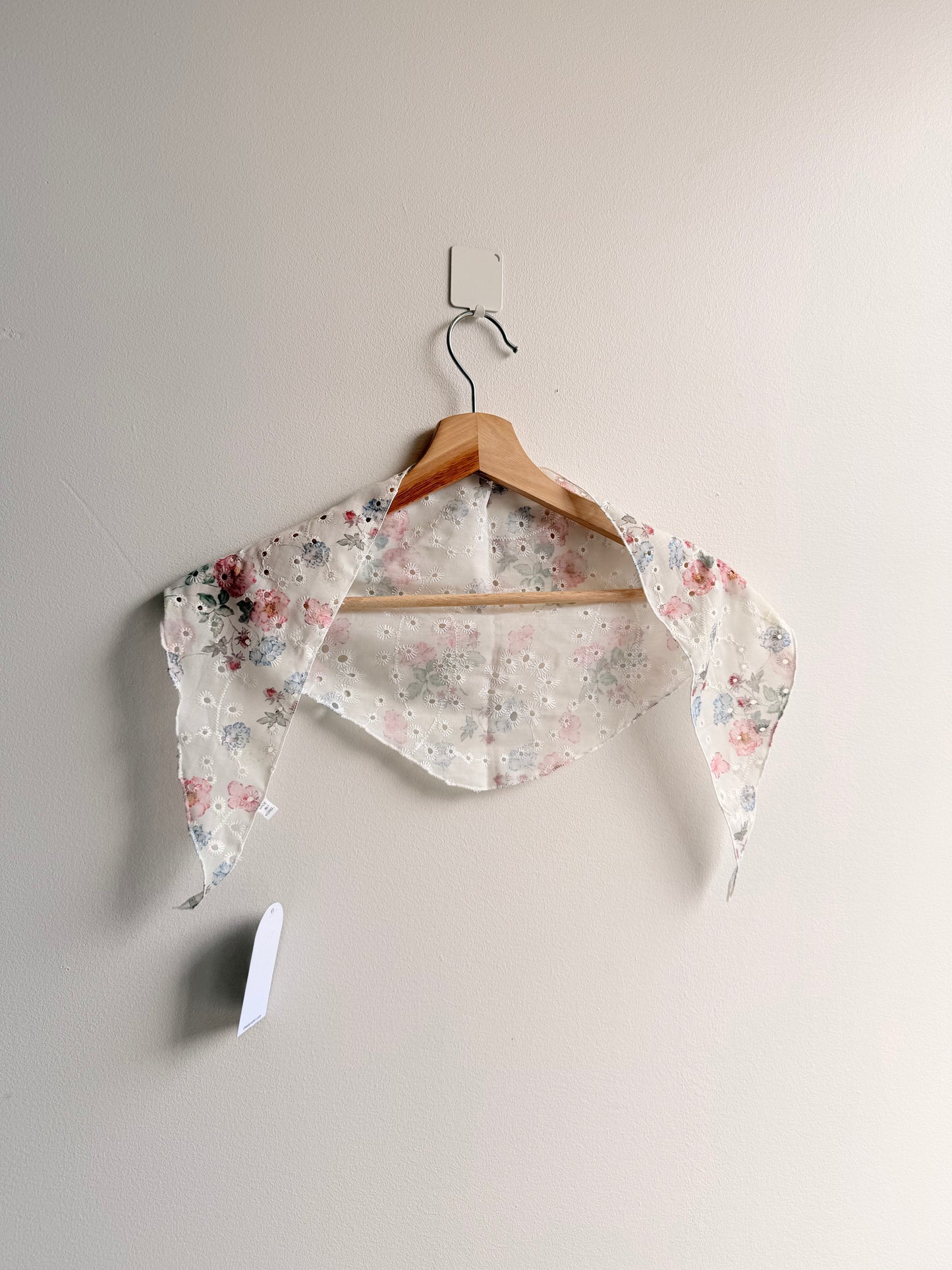 JIN Embroidery mini scarf