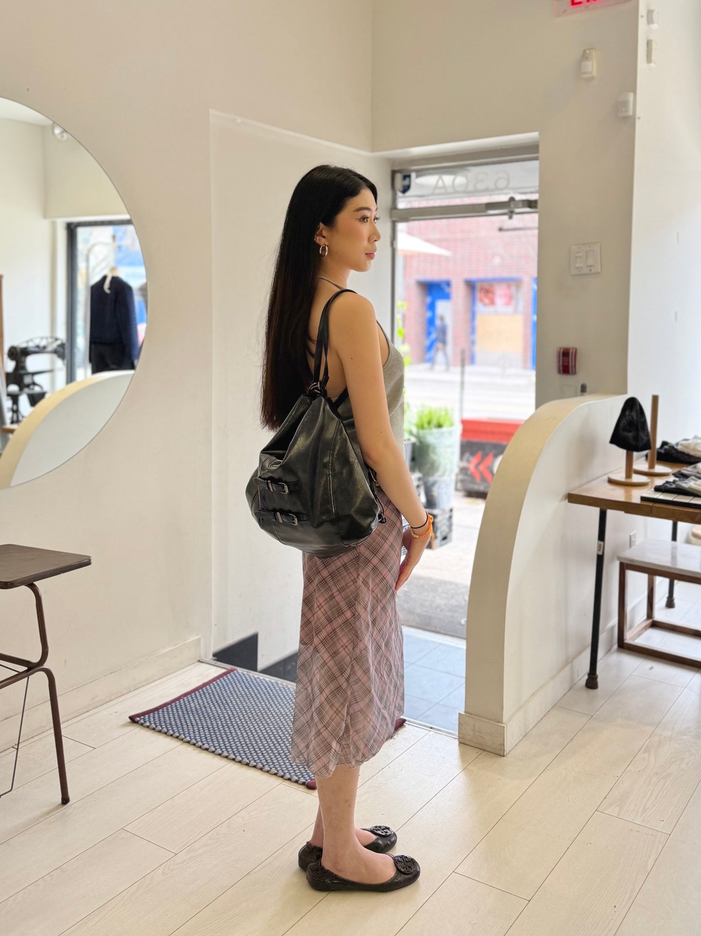 PING Printed mesh skirt