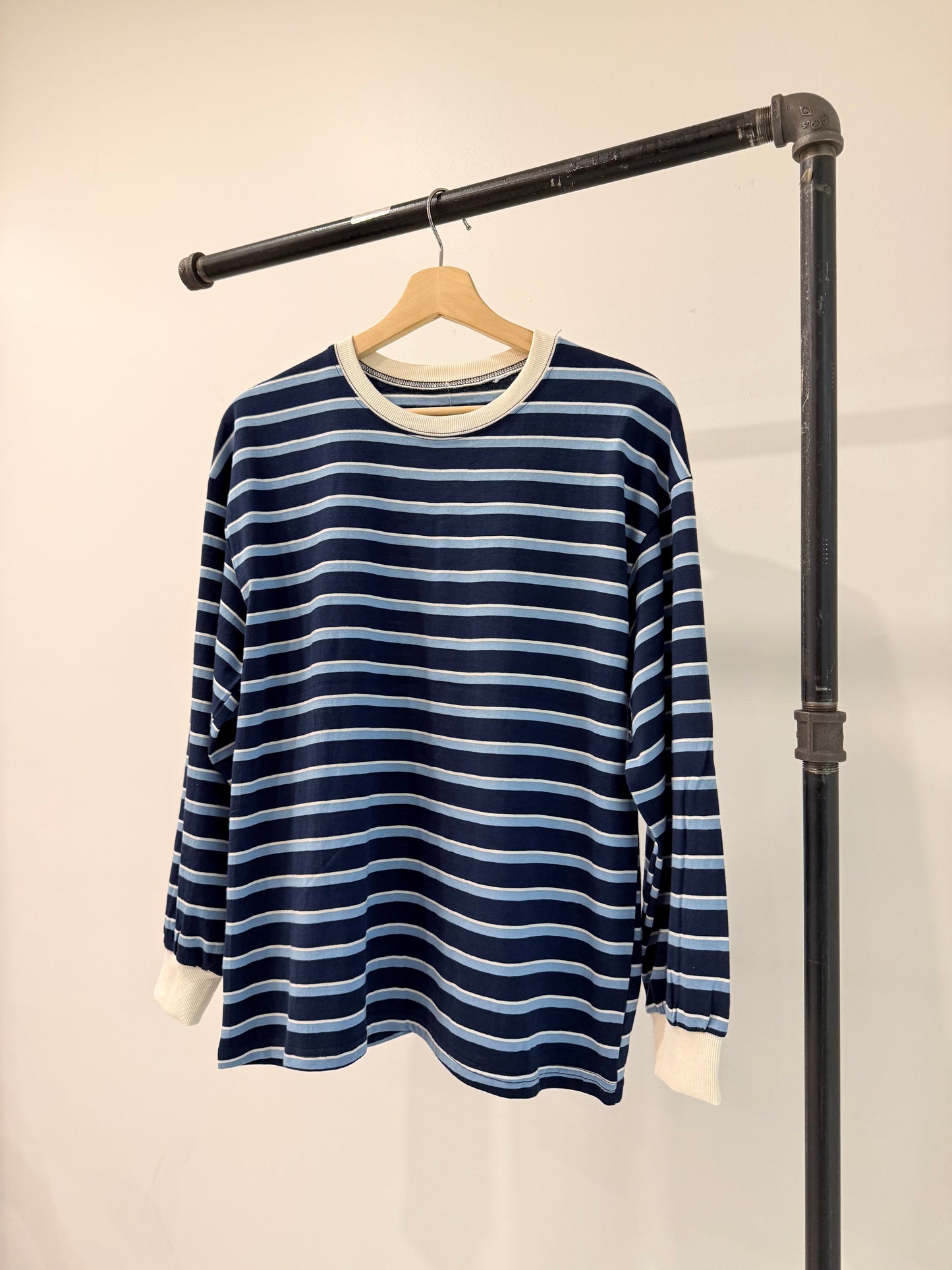 SUEDA Oversized striped tee