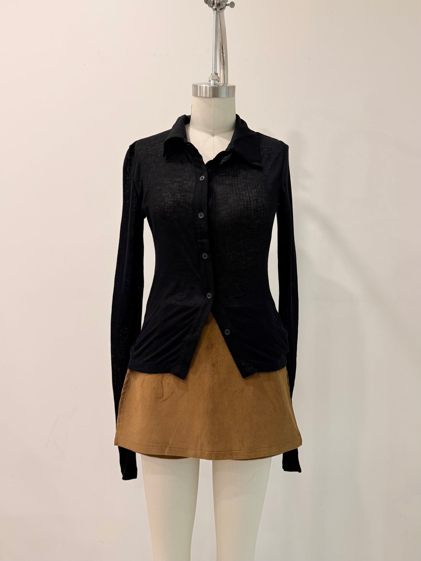 ASTELS Sheer collar top