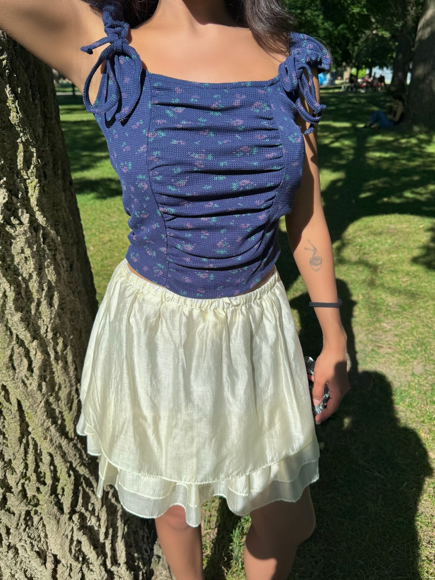 PENS Floral print top