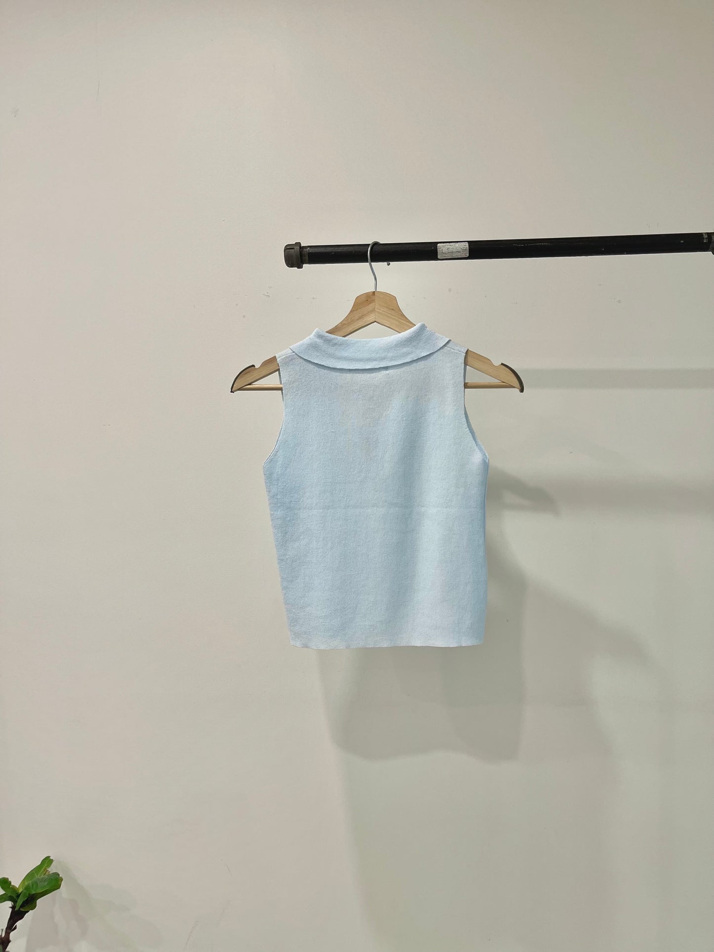 TESSA Half-zip knit tank
