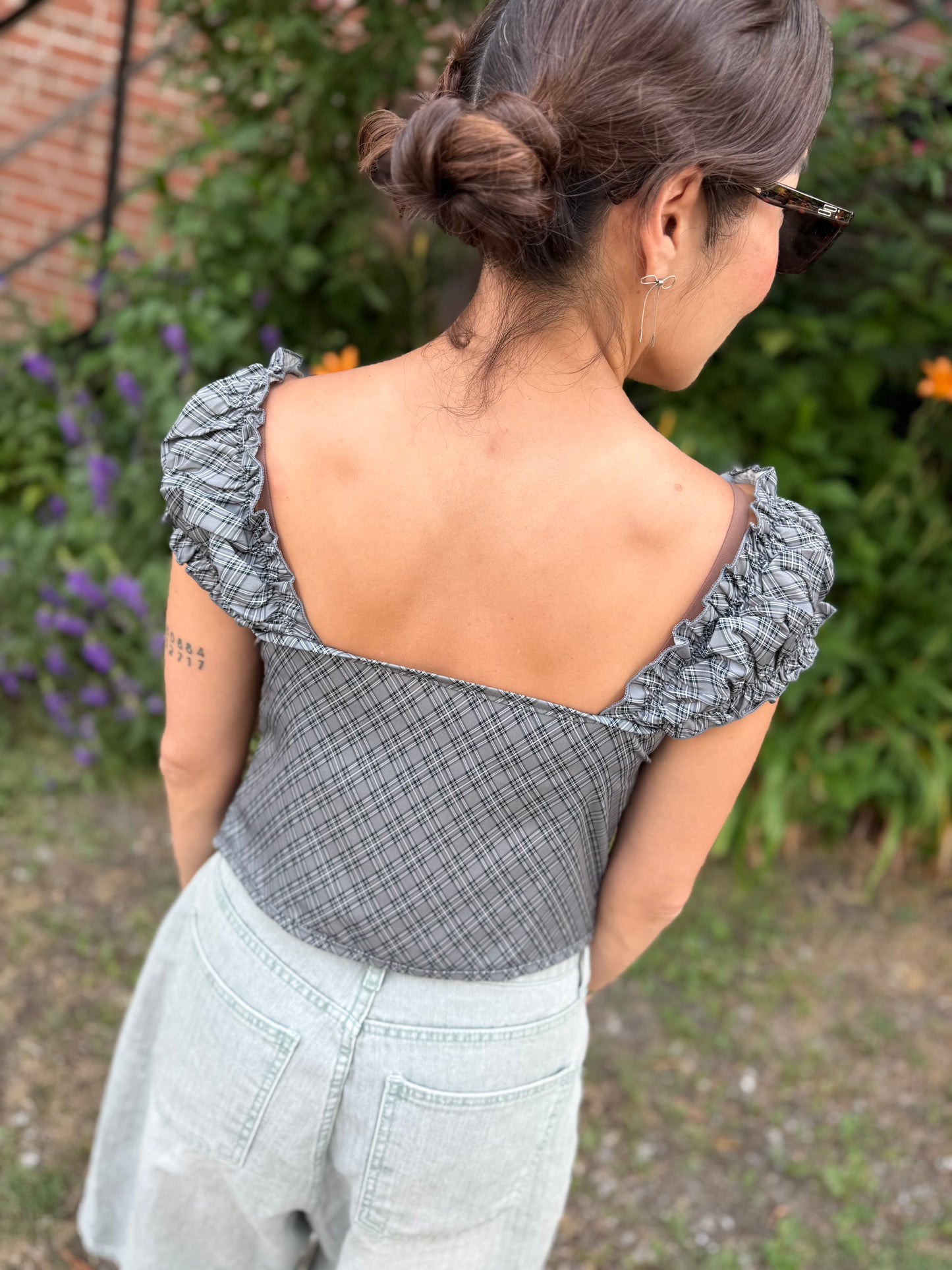 BLAKE Tie blouse