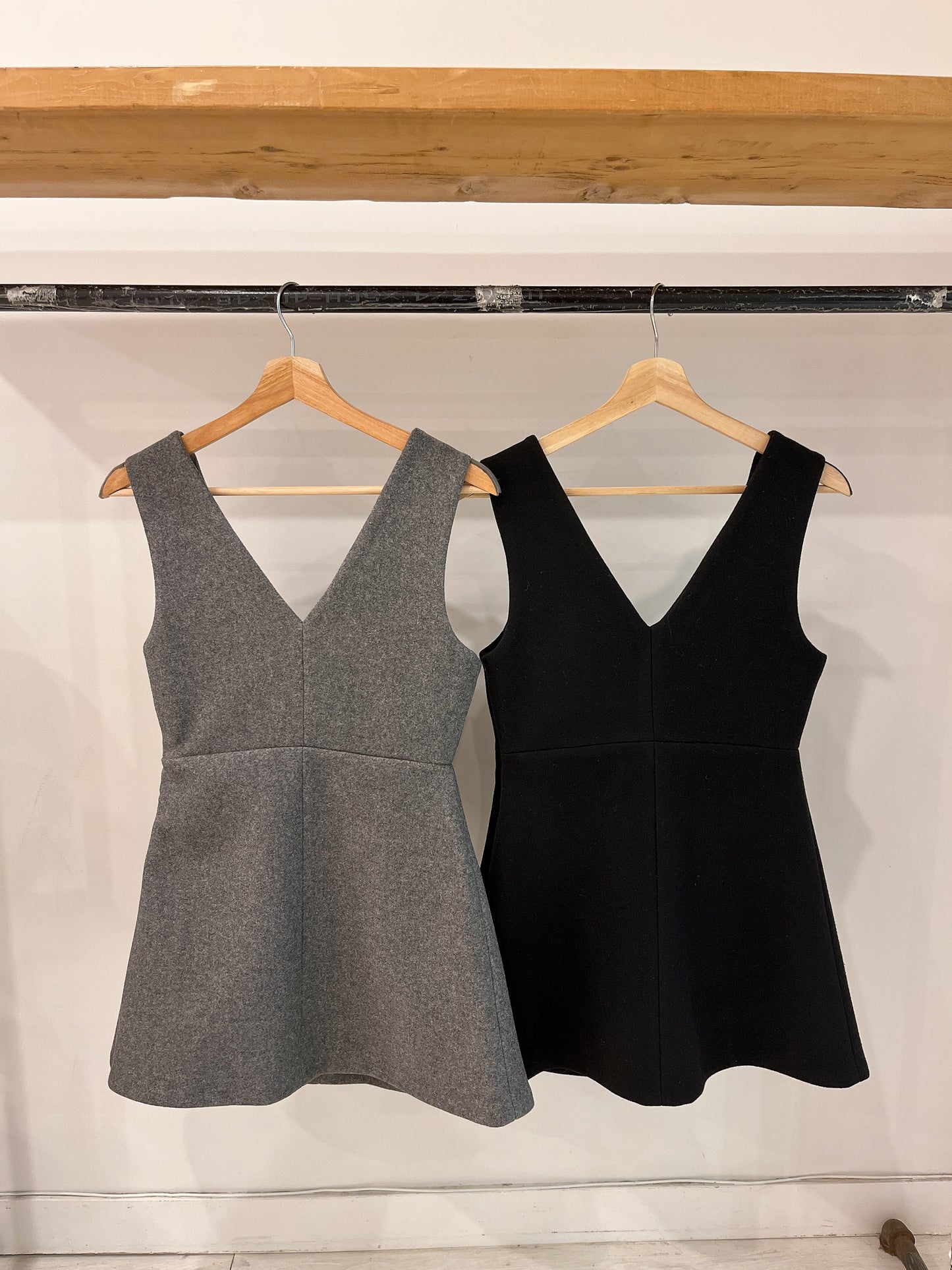 AURORA Wool mini dress