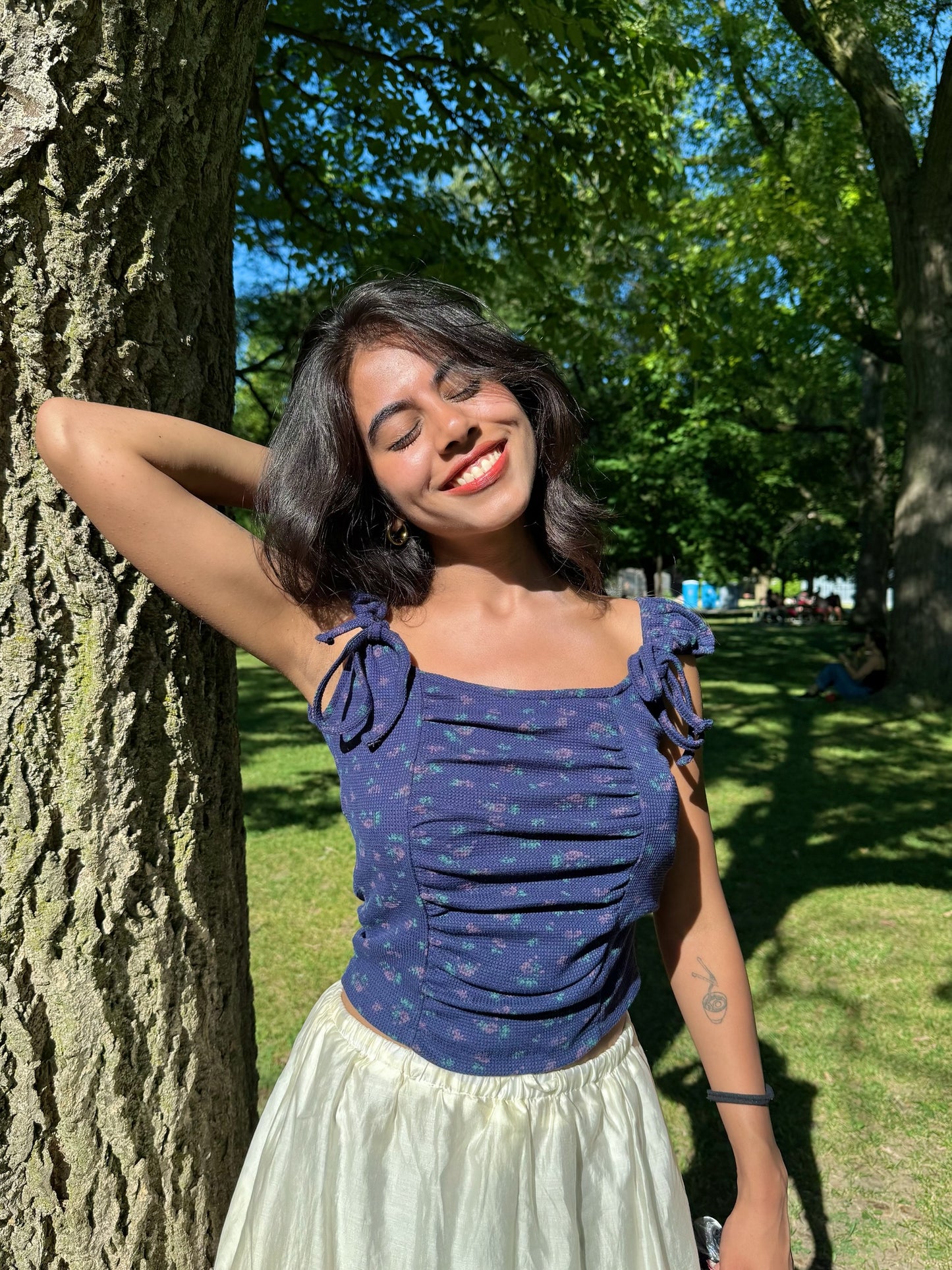 PENS Floral print top
