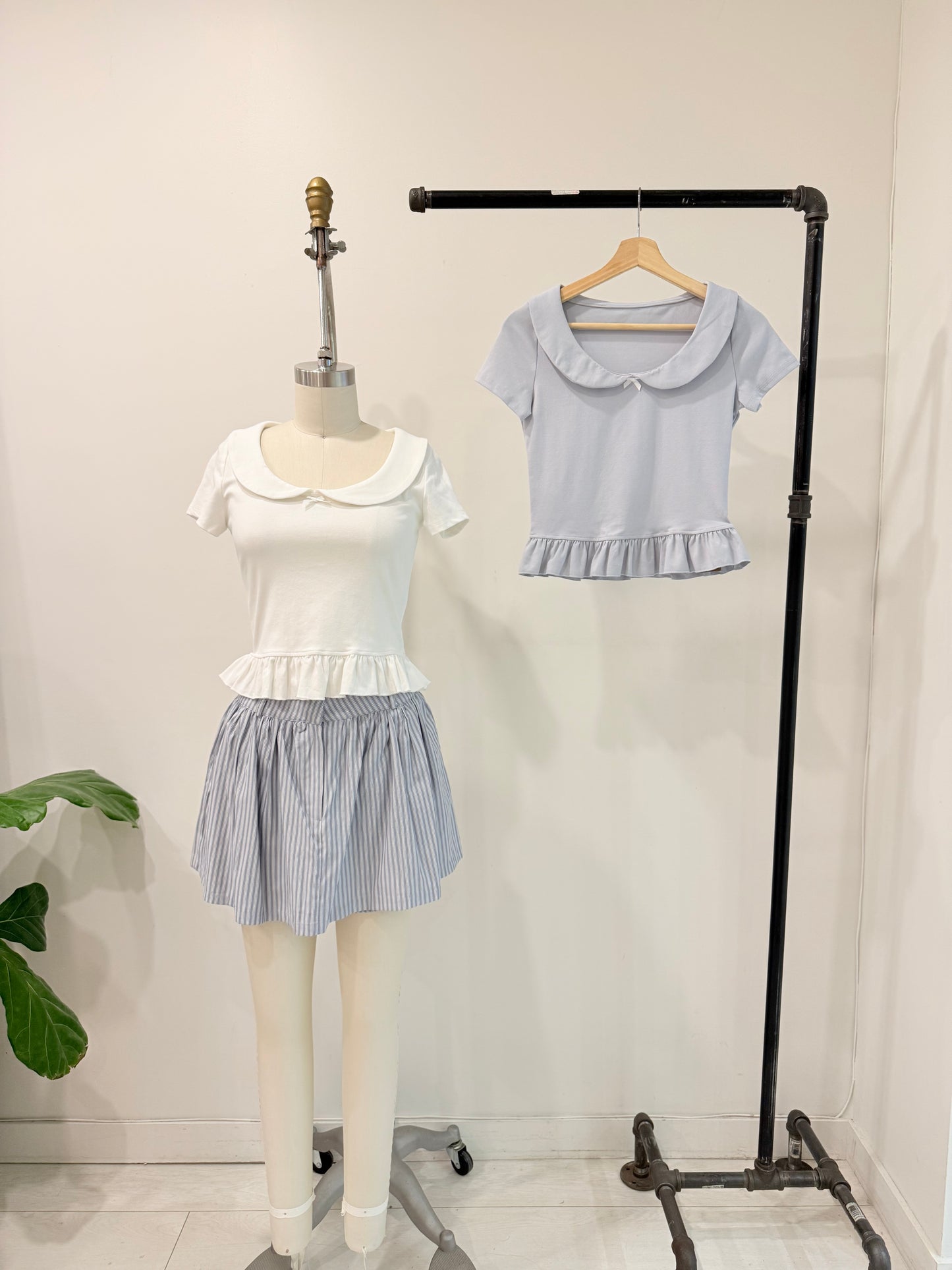 BODA Peterpan collar top