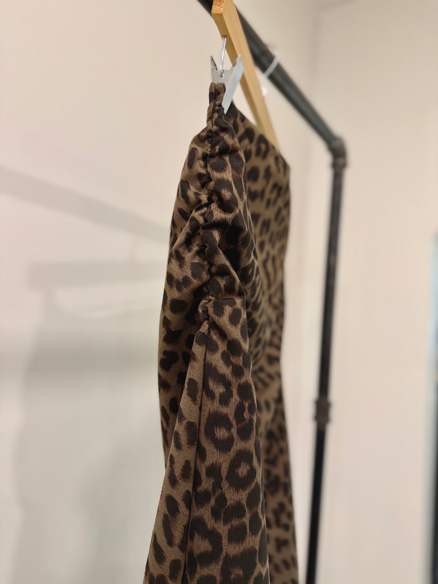 EXIT Cheetah print maxi skirt