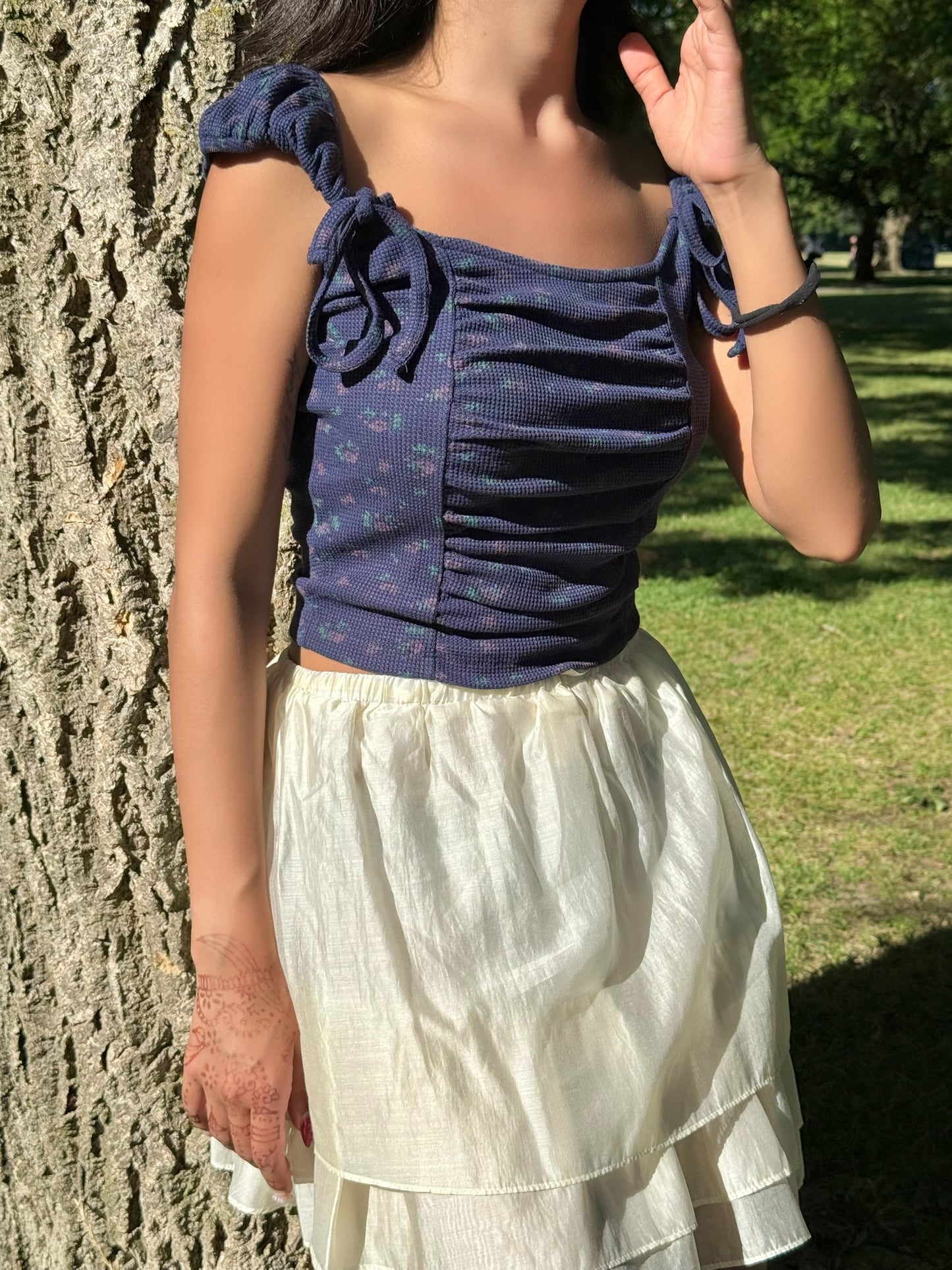 PENS Floral print top