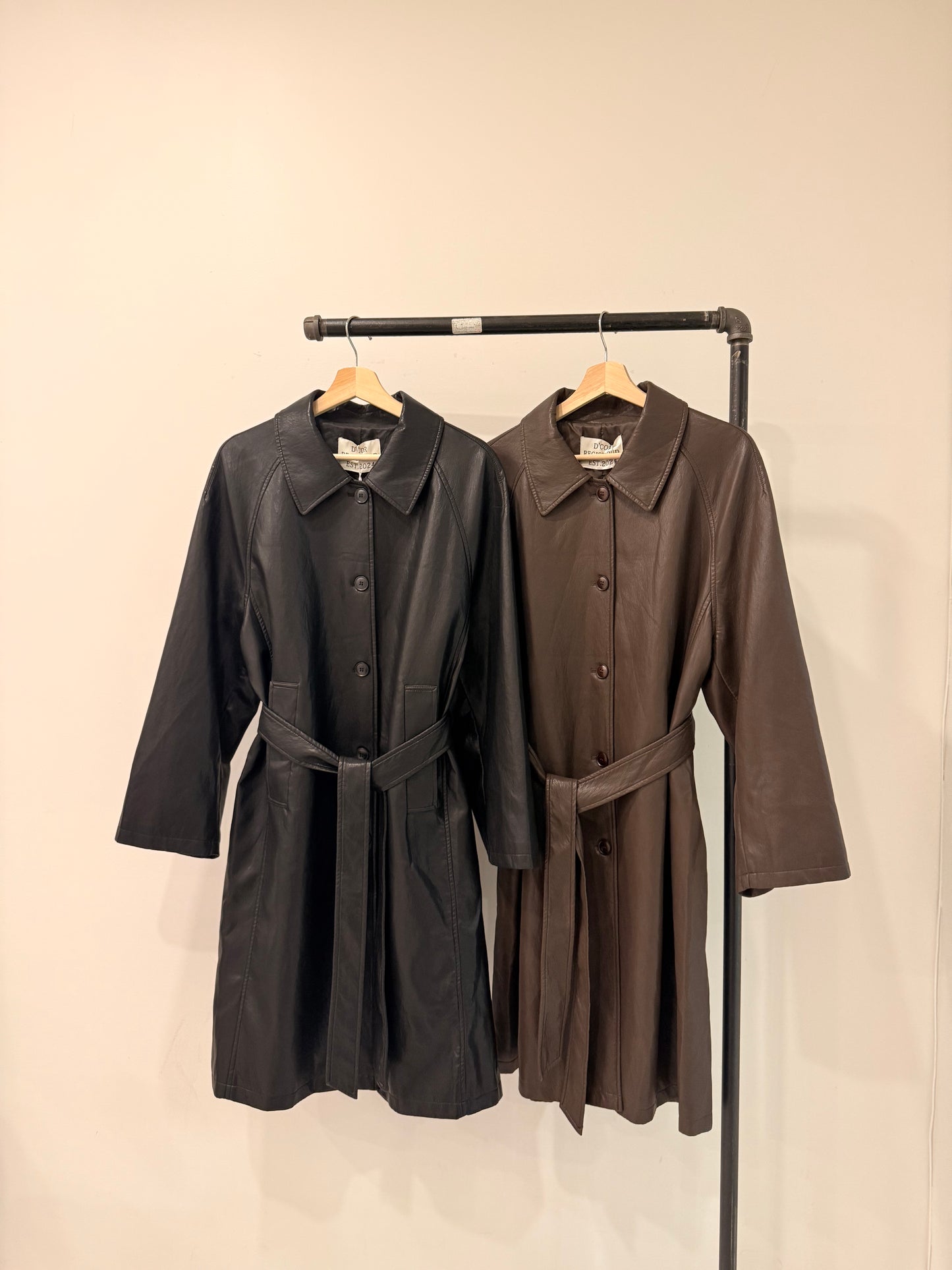 MAYBE Vegan leather coat