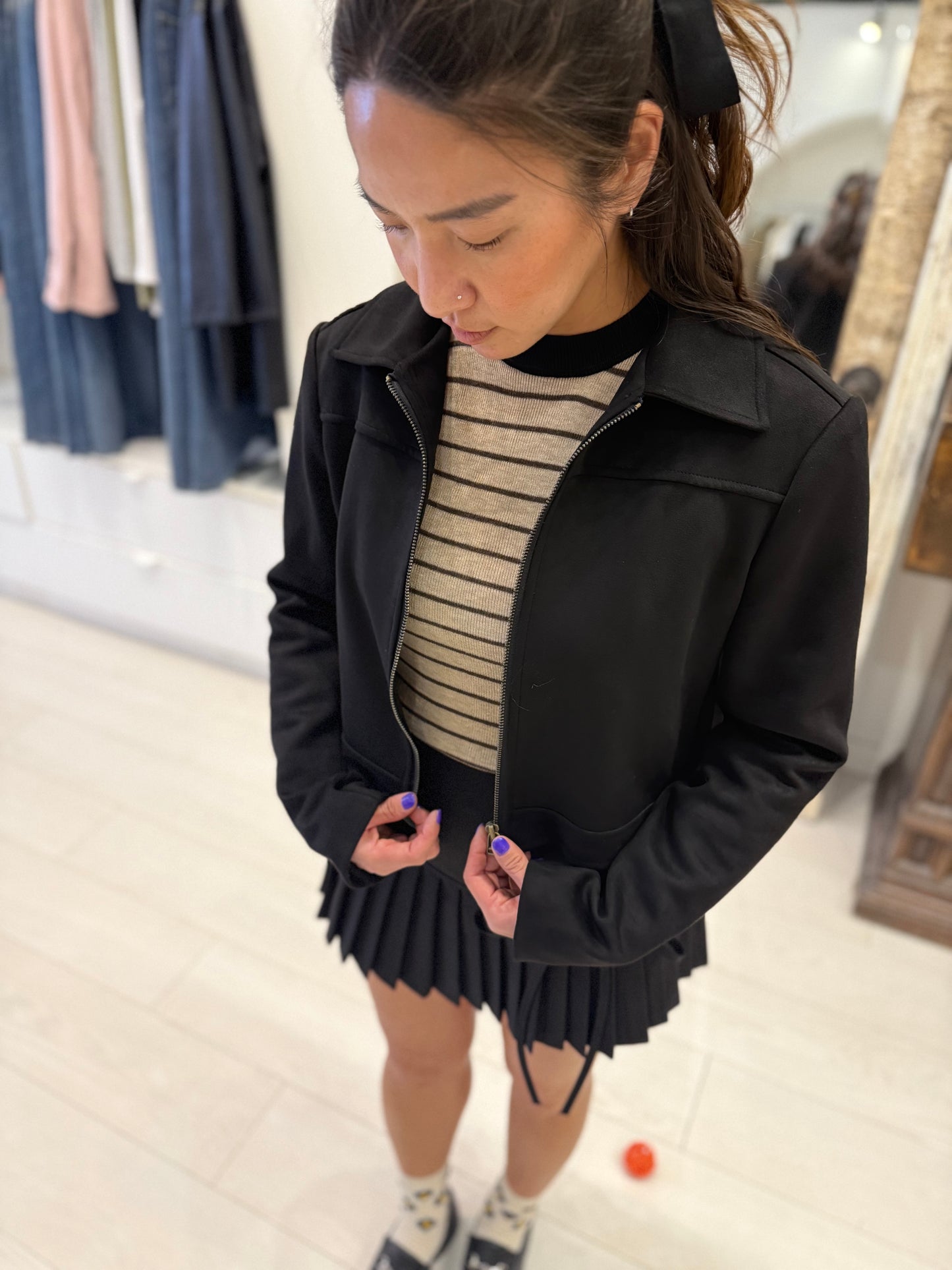 PALLO Faux suede jacket