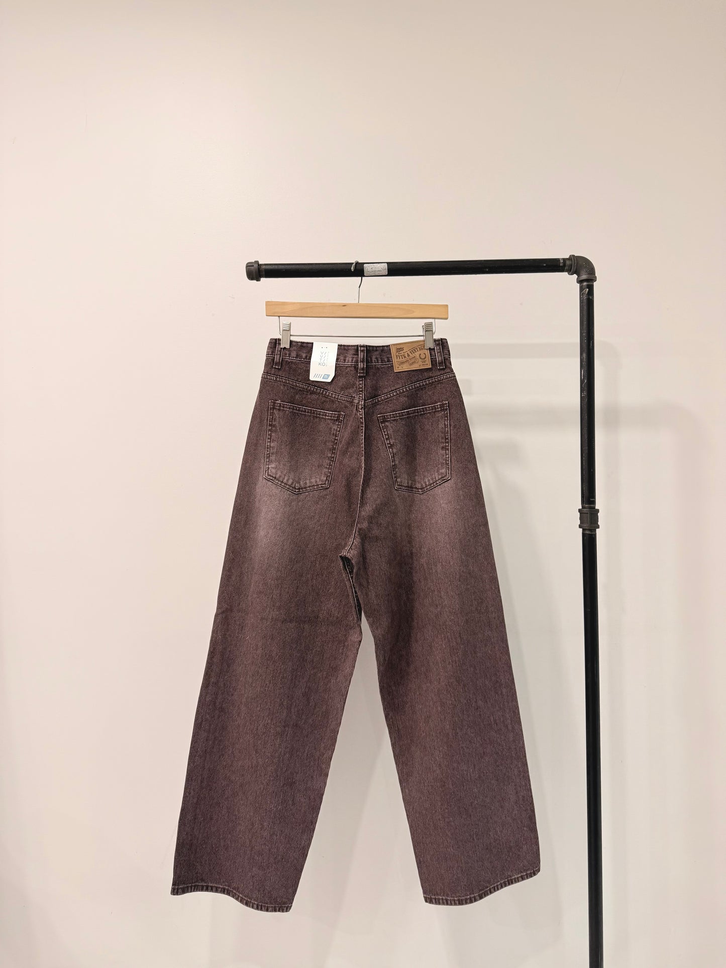 FIRE Stripe textured jeans