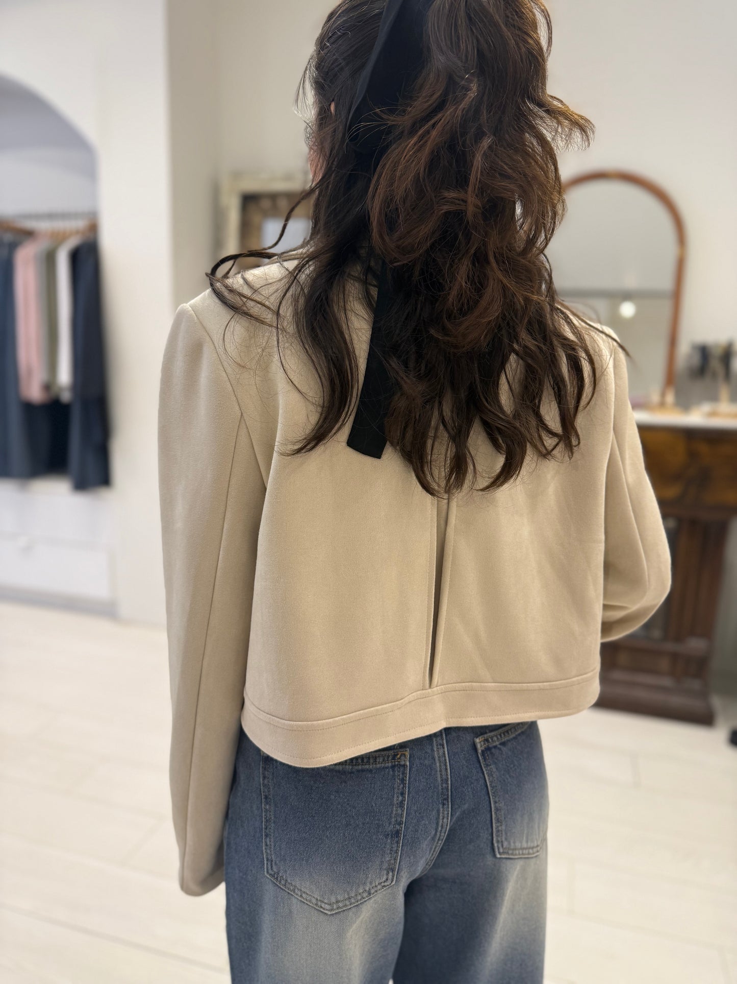 PALLO Faux suede jacket