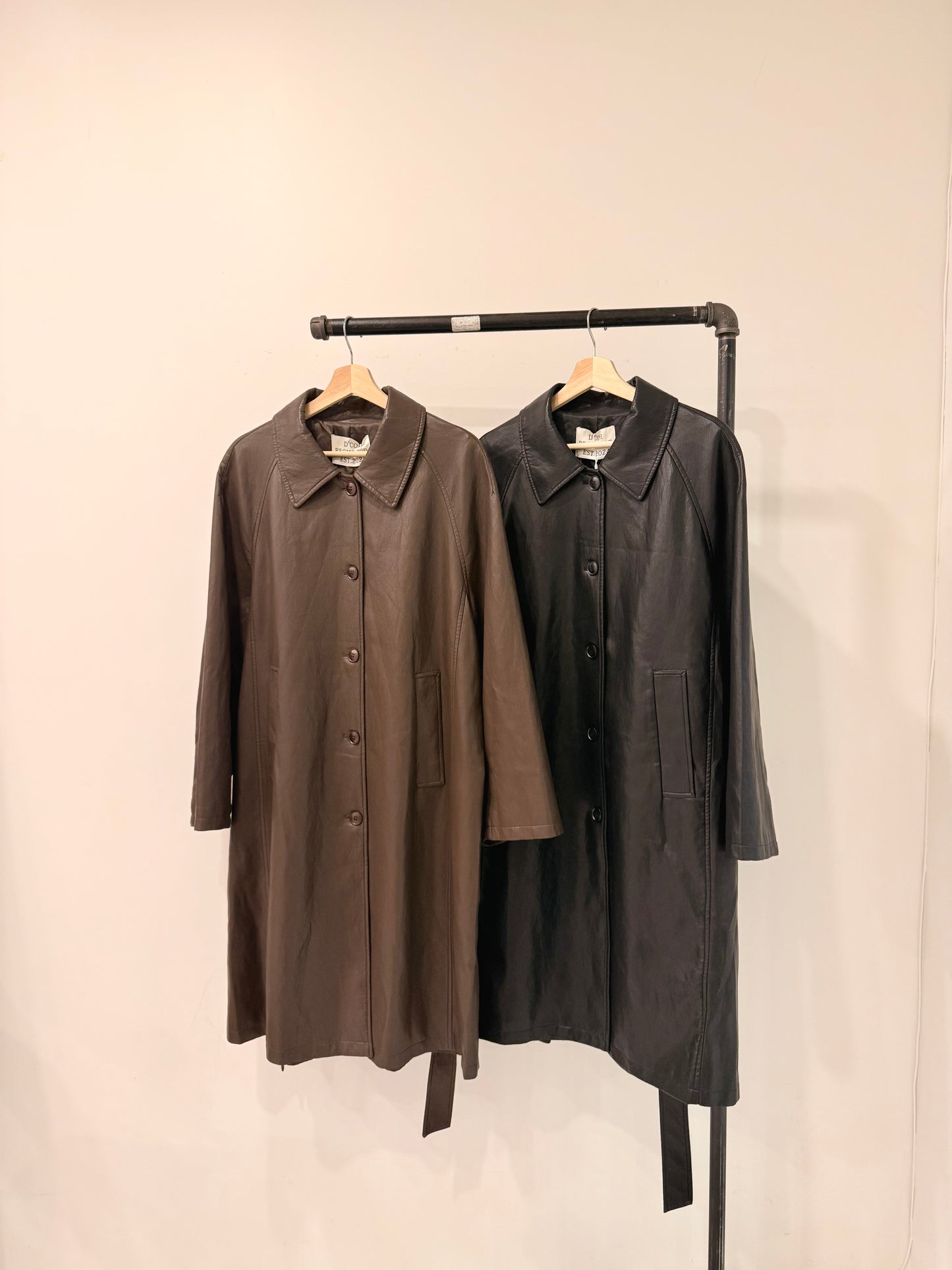 MAYBE Vegan leather coat