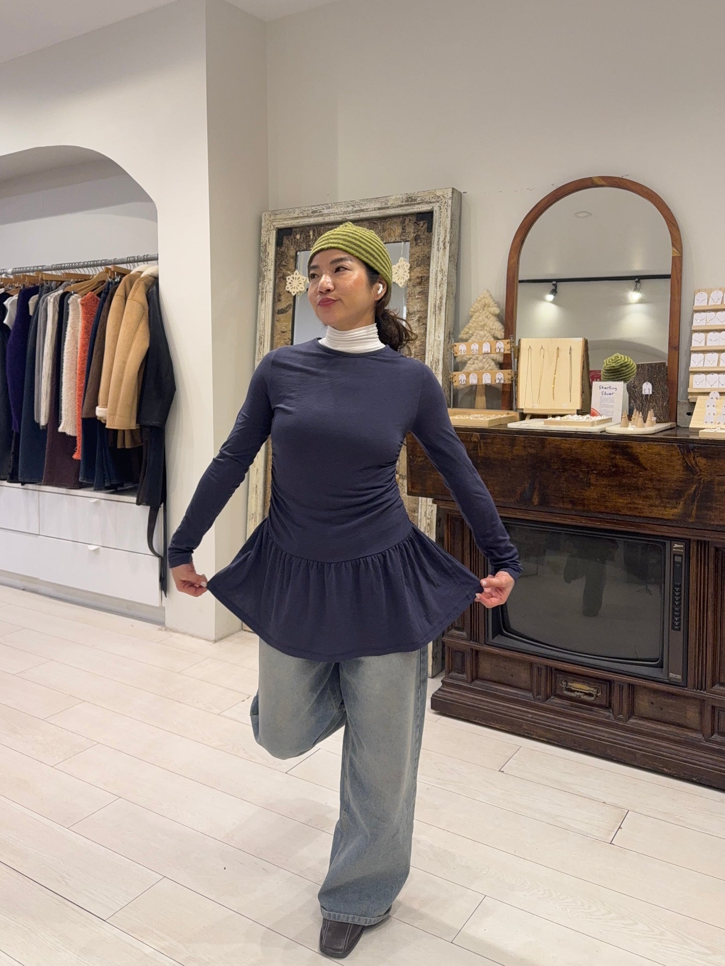 TANISHA Ruched dress/top