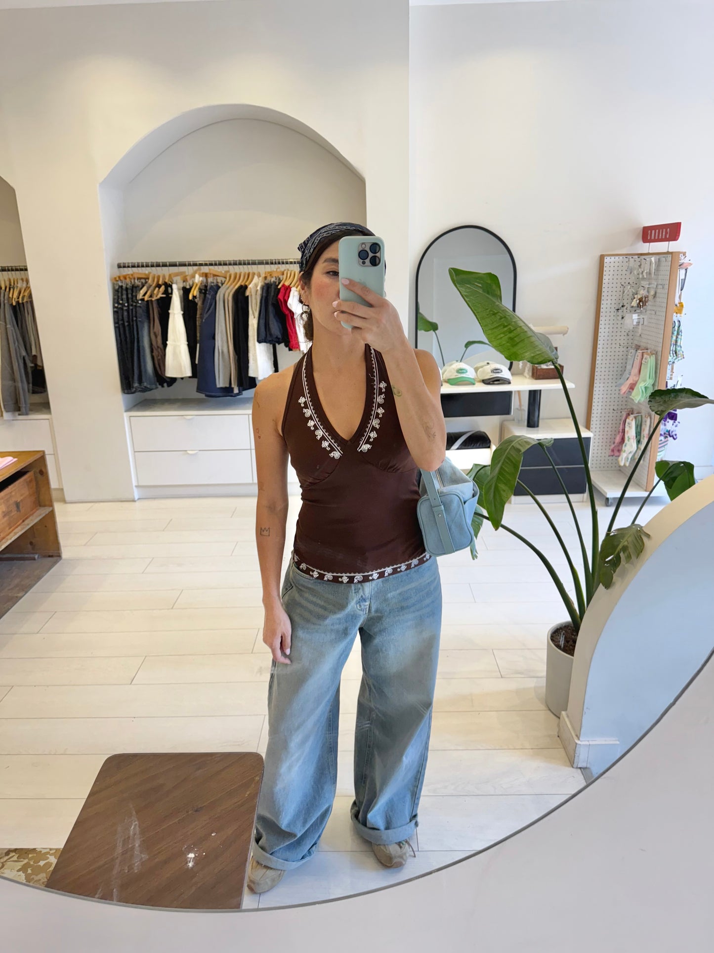 MINA Boho halter top