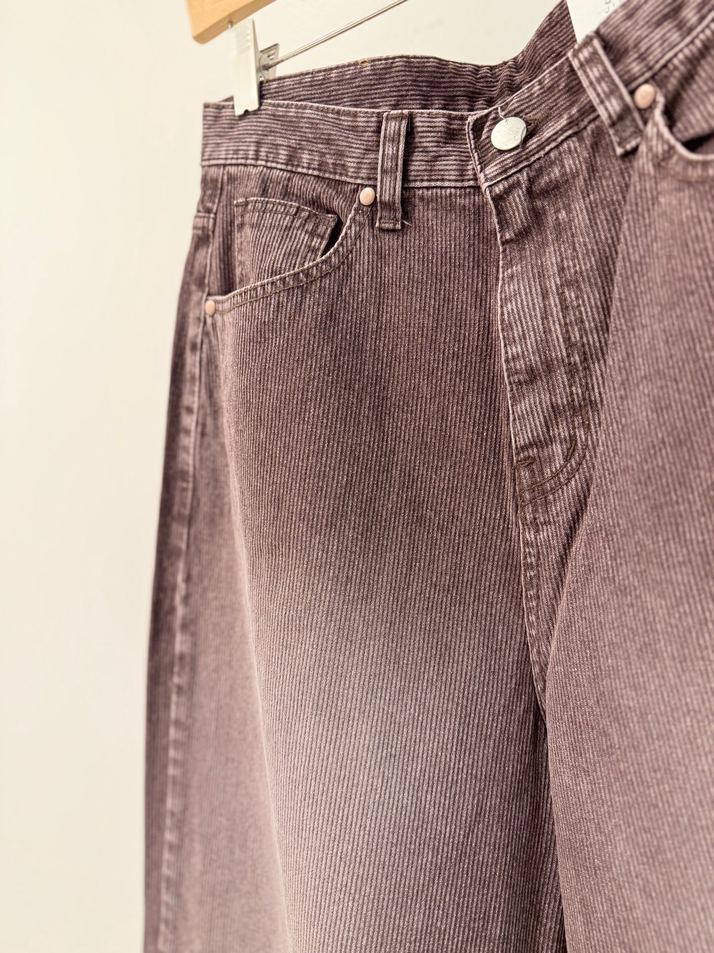 FIRE Stripe textured jeans