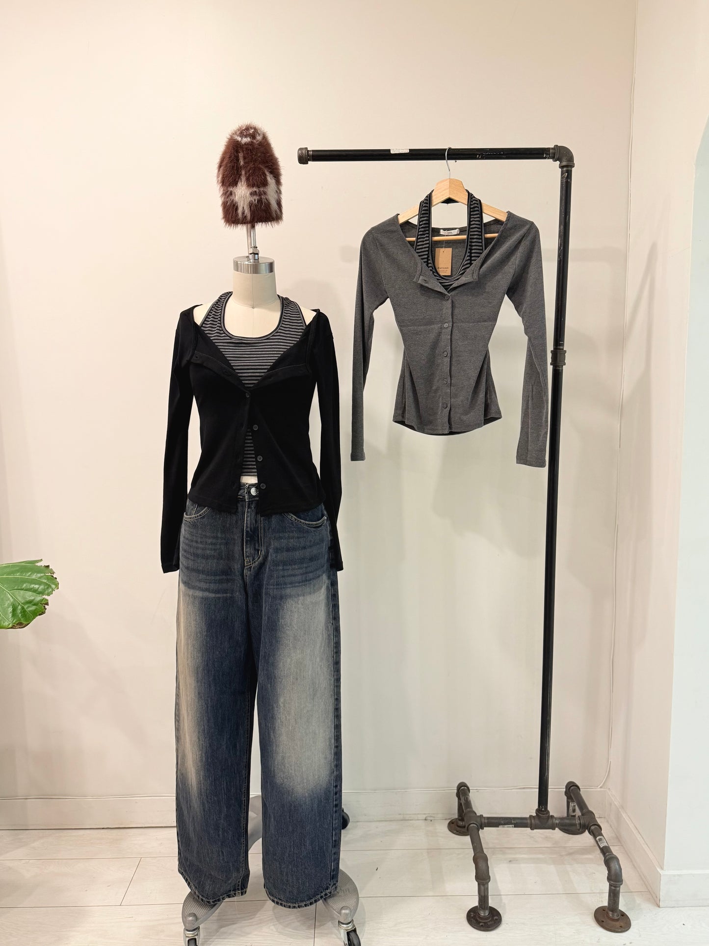 CECE Halter cardigan