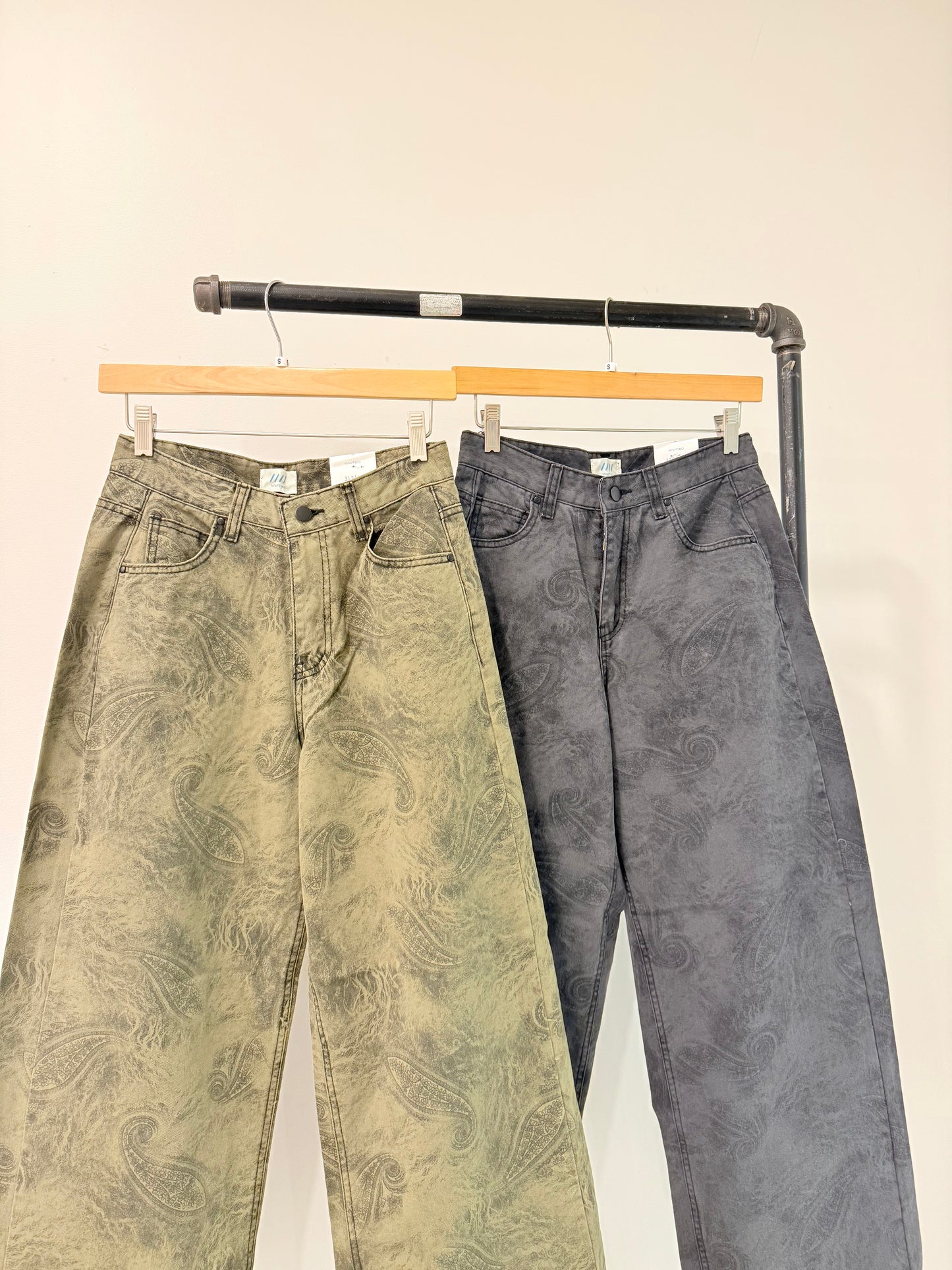 NIGHT Paisley print jeans