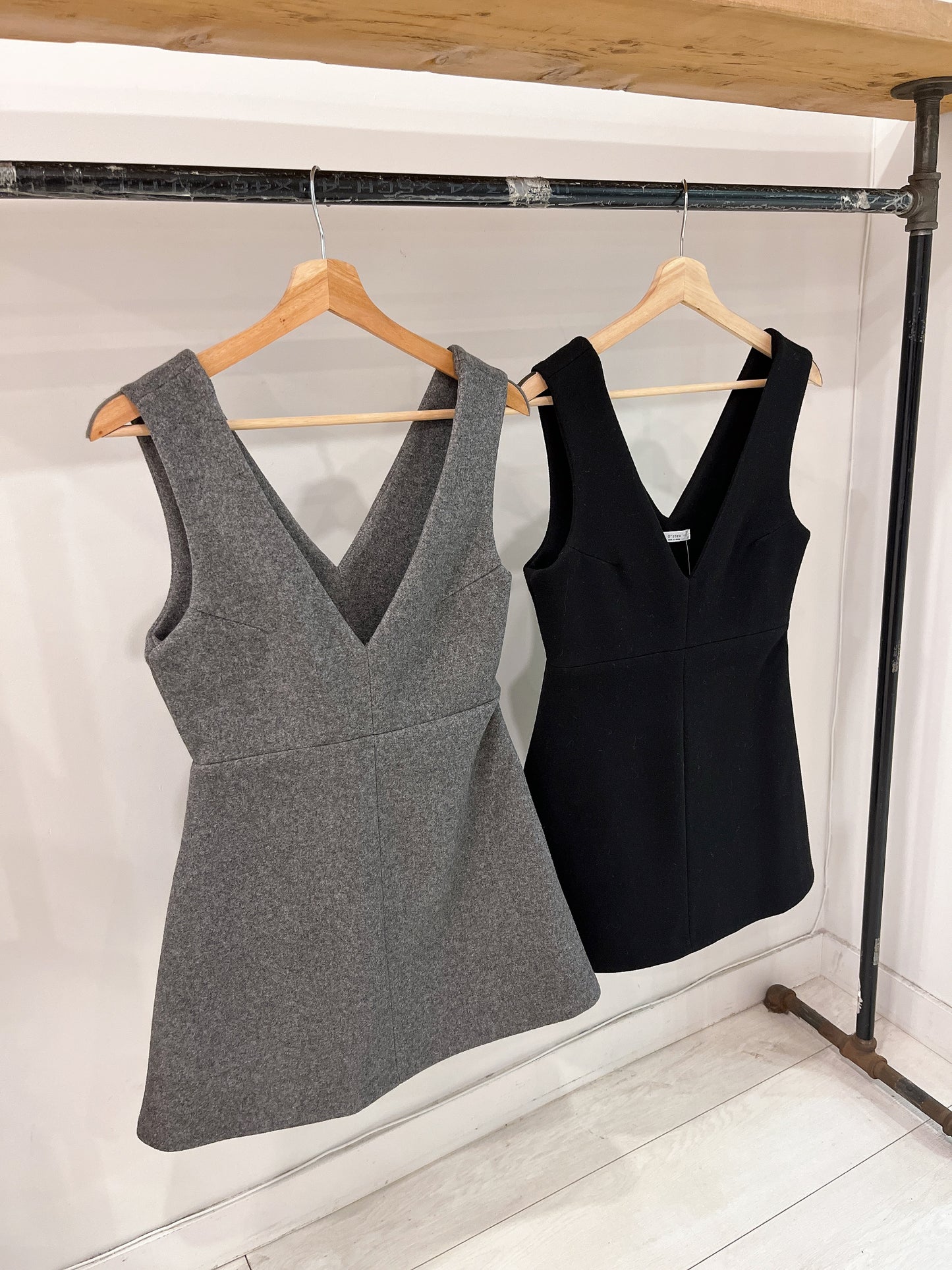 AURORA Wool mini dress