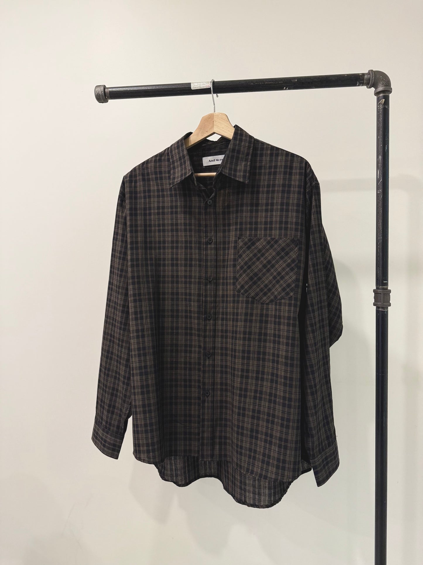 LAO Plaid oversized shirt