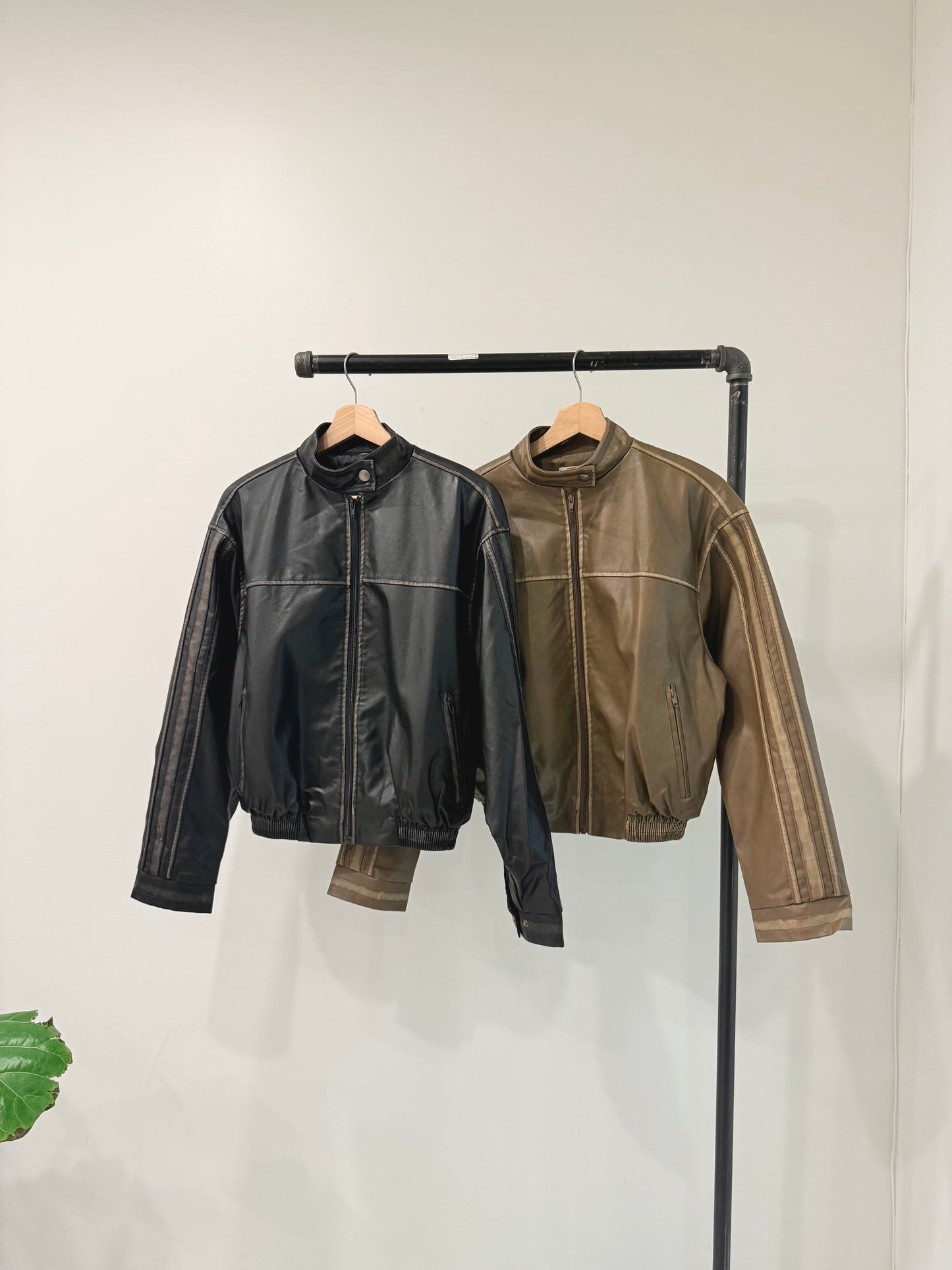 DAM Leather bomber jacket