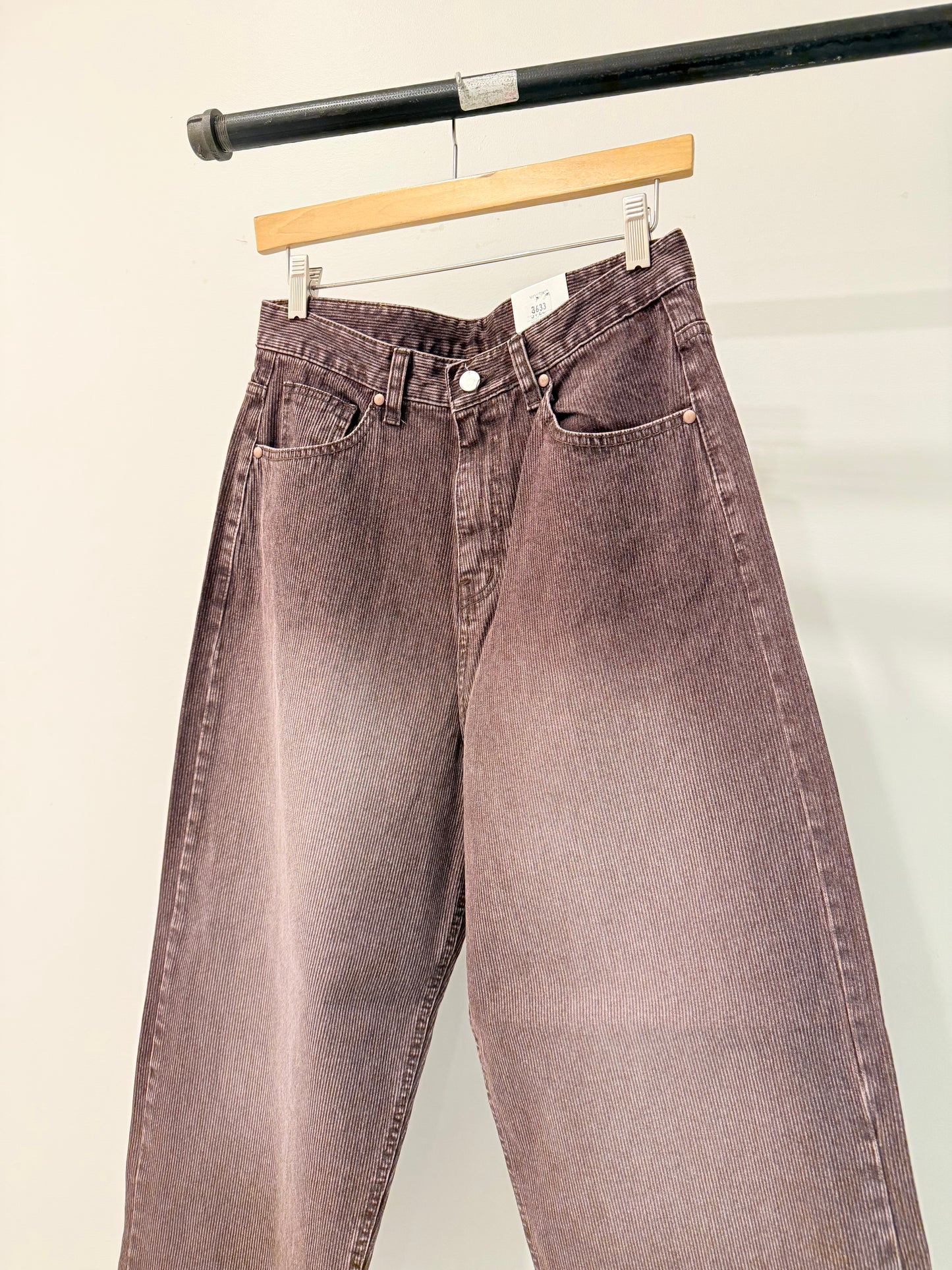 FIRE Stripe textured jeans