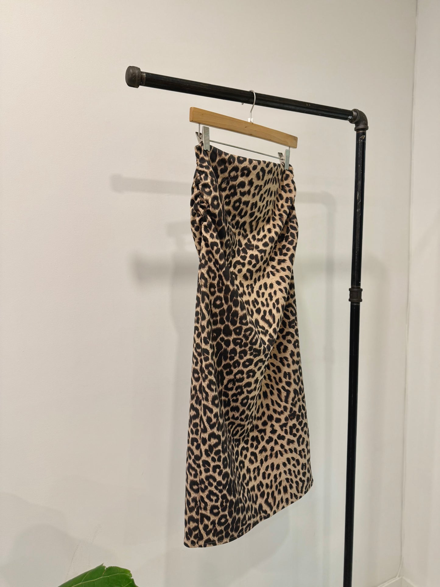 EXIT Cheetah print maxi skirt