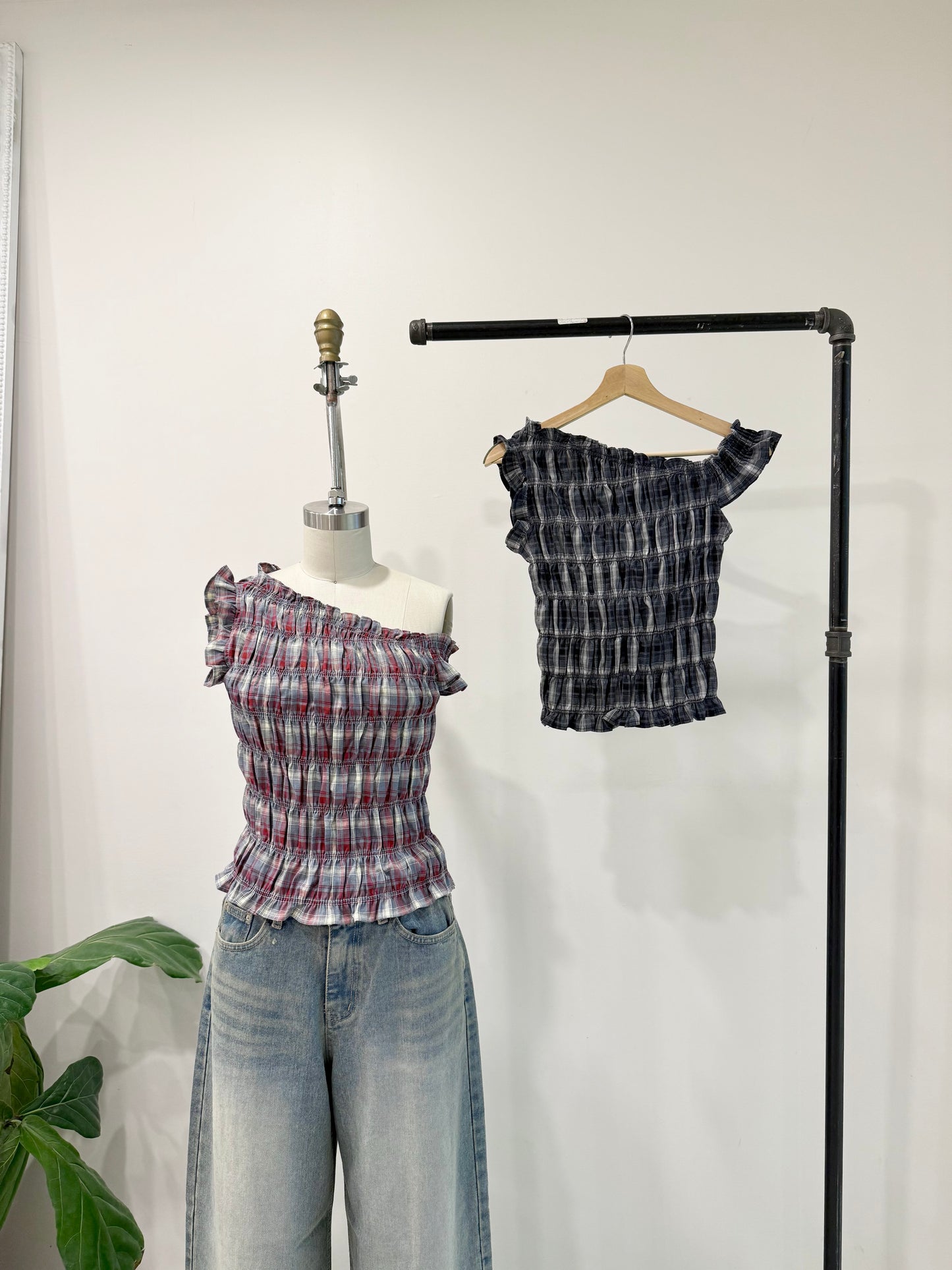 HAVEN Smocked top
