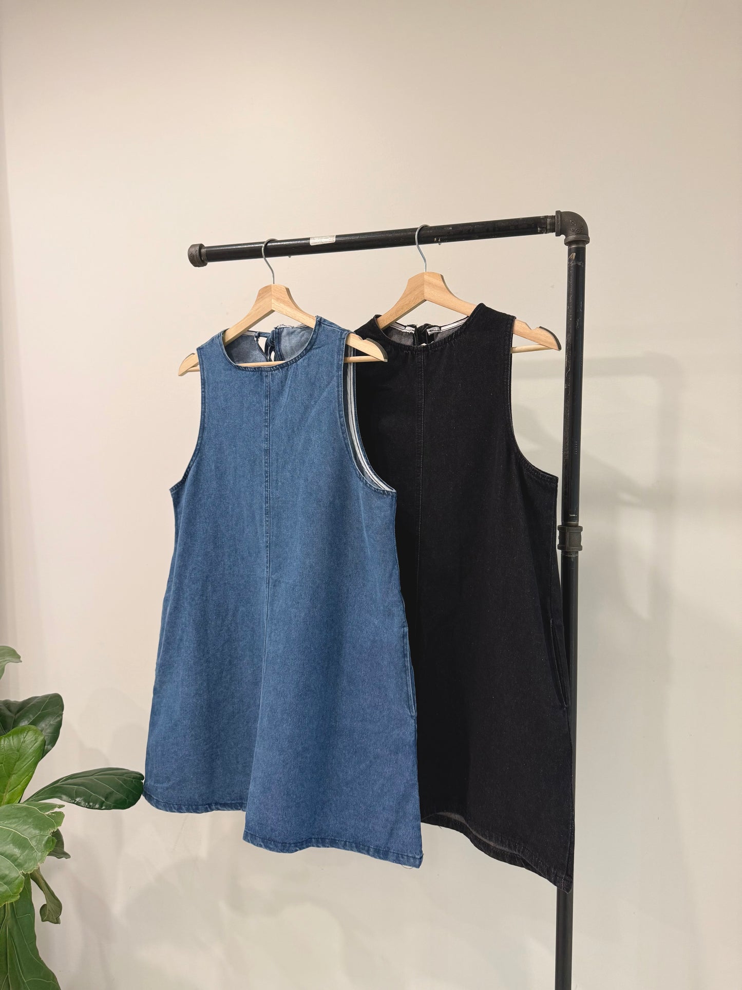NESSON Denim mini dress