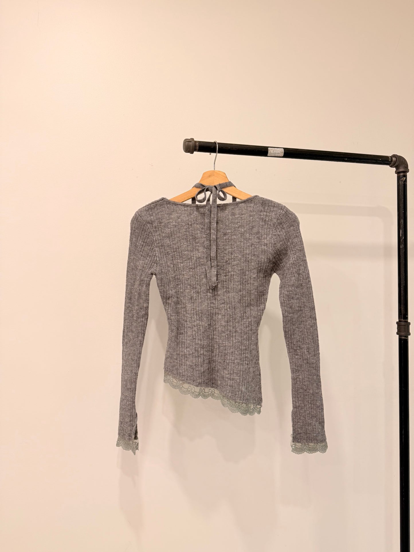 ROMMIE Bow halter knit