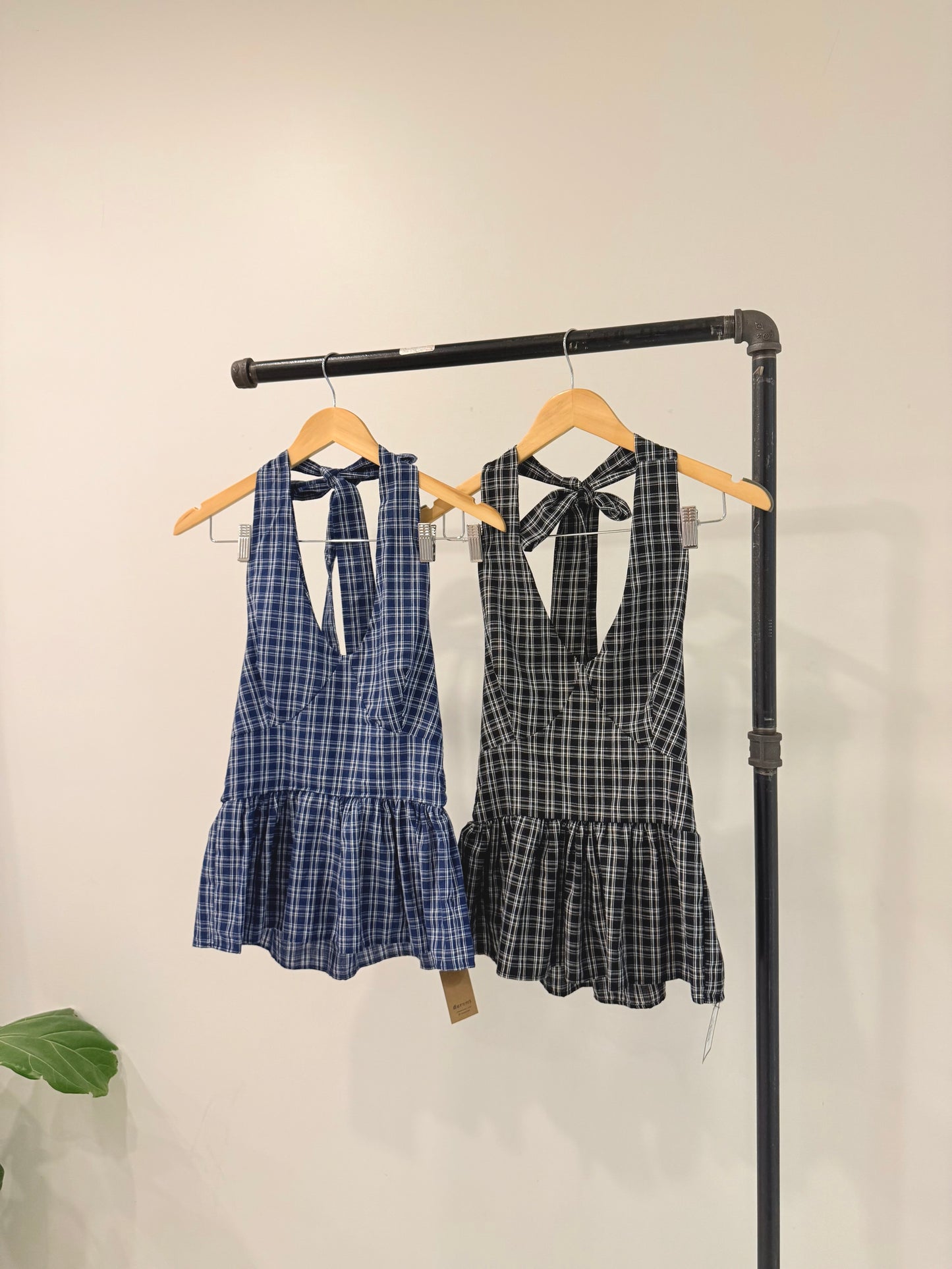 ELEM Plaid halter top
